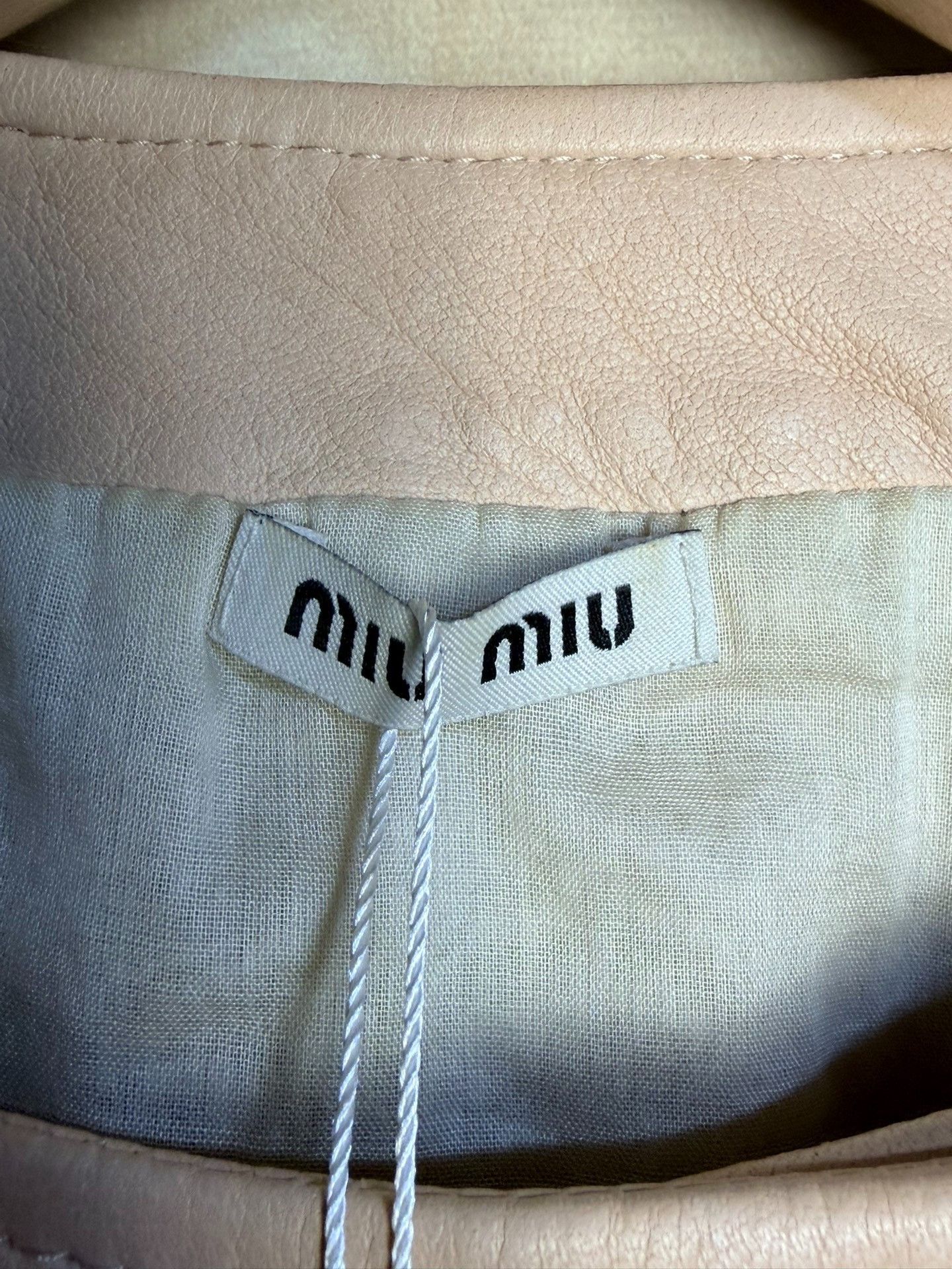 Miu Miu Miu Miu Retro Pink Leather Jacket it_36 Women Size XS / US 0-2 / IT 36-38 - 3 Thumbnail