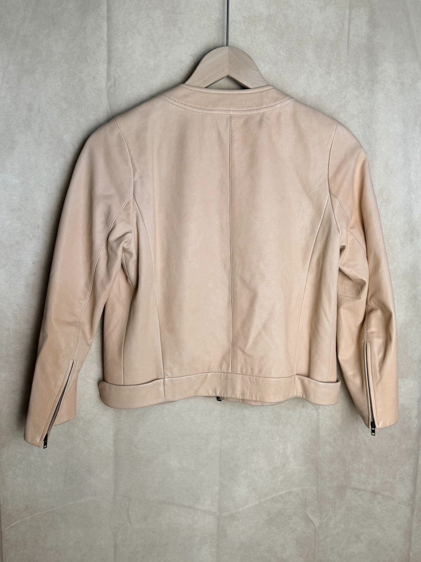 Miu Miu Miu Miu Retro Pink Leather Jacket it_36 Women Size XS / US 0-2 / IT 36-38 - 2 Thumbnail