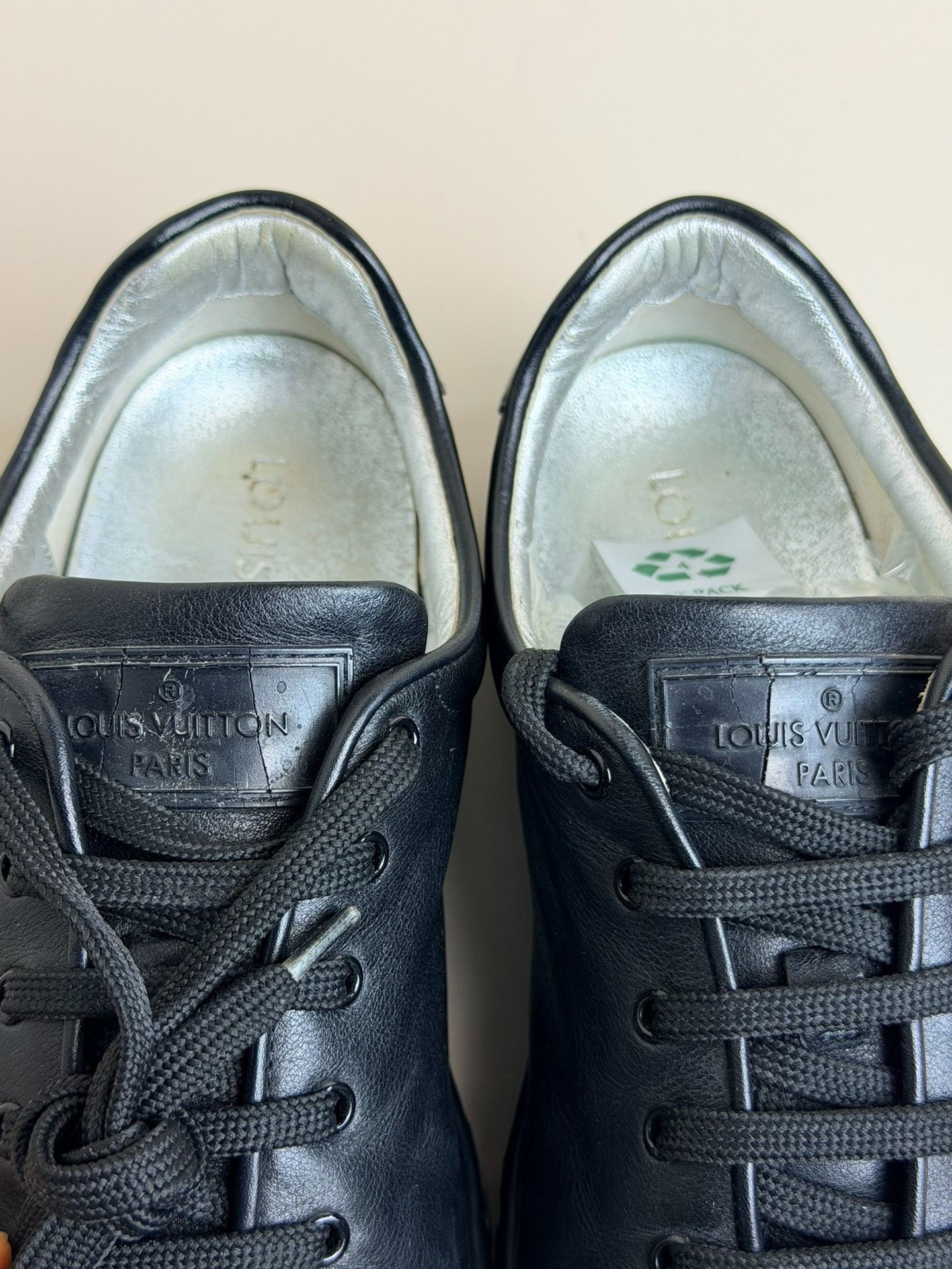 Louis Vuitton Louis Vuitton Retro Black Lowtop Sneakers us_5 Women Size US 5 / IT 35 - 5 Thumbnail