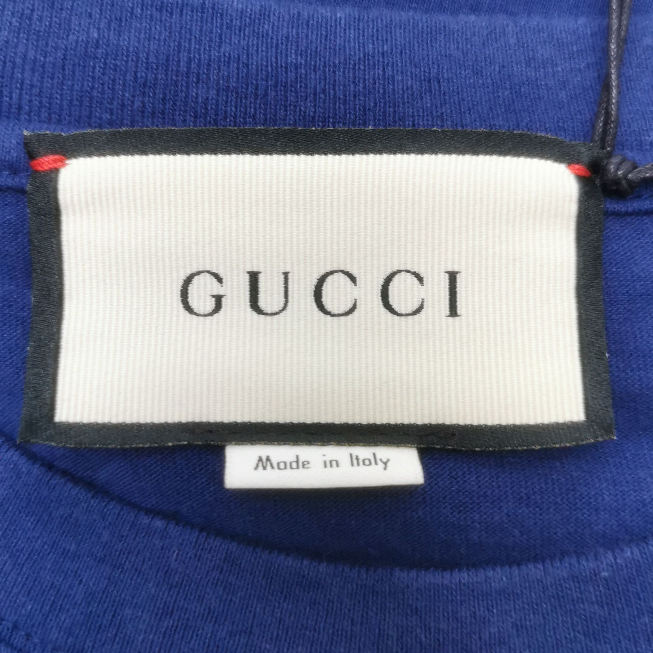 Gucci Gucci Interlocking G Logo Cotton T-Shirt Size M Size US M / EU 48-50 / 2 - 5 Thumbnail