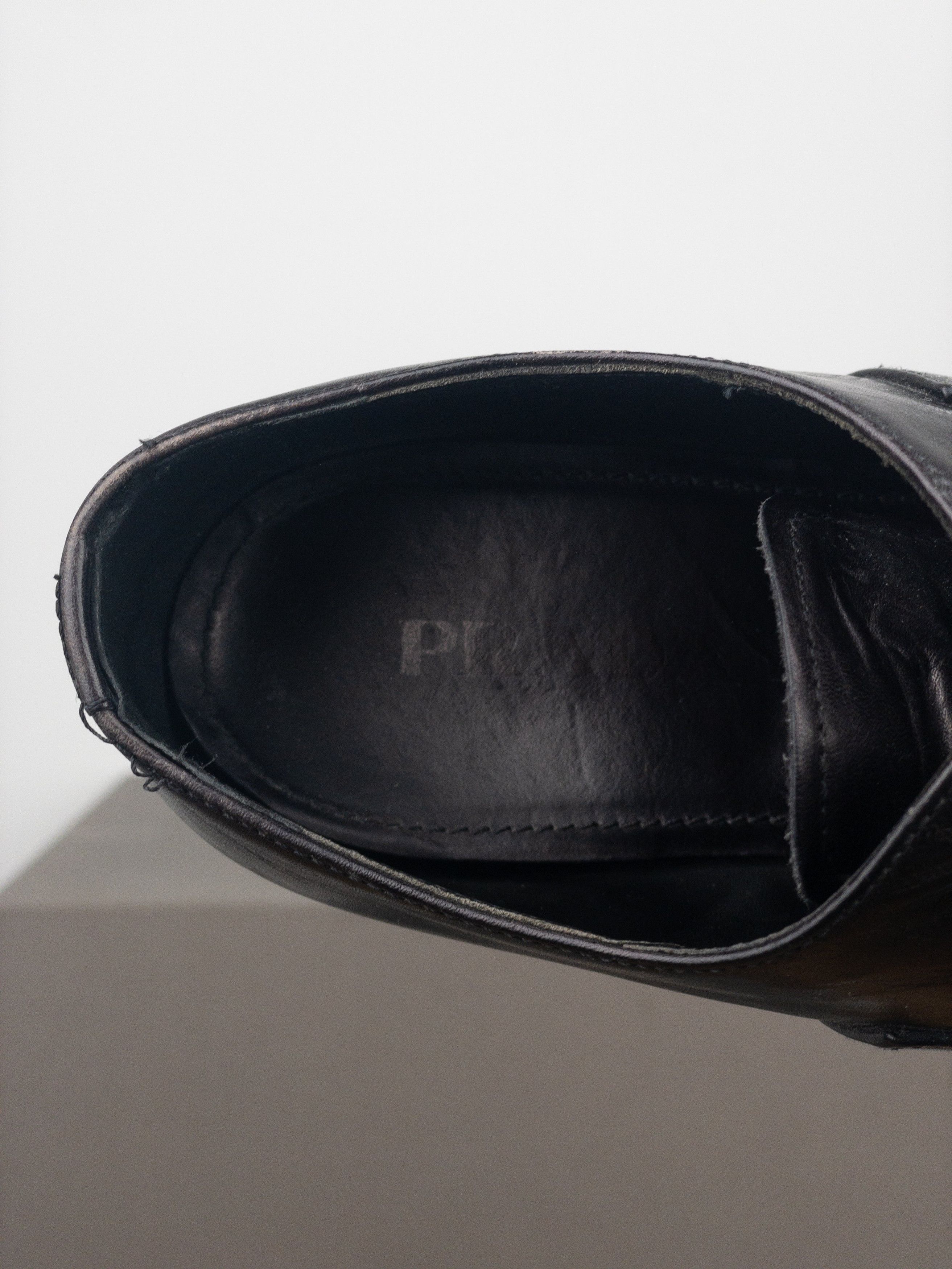 Prada AW13 ‘Monolith’ Lug Sole Platform Derby Shoes Size US 5.5 / IT 35.5 - 10 Thumbnail