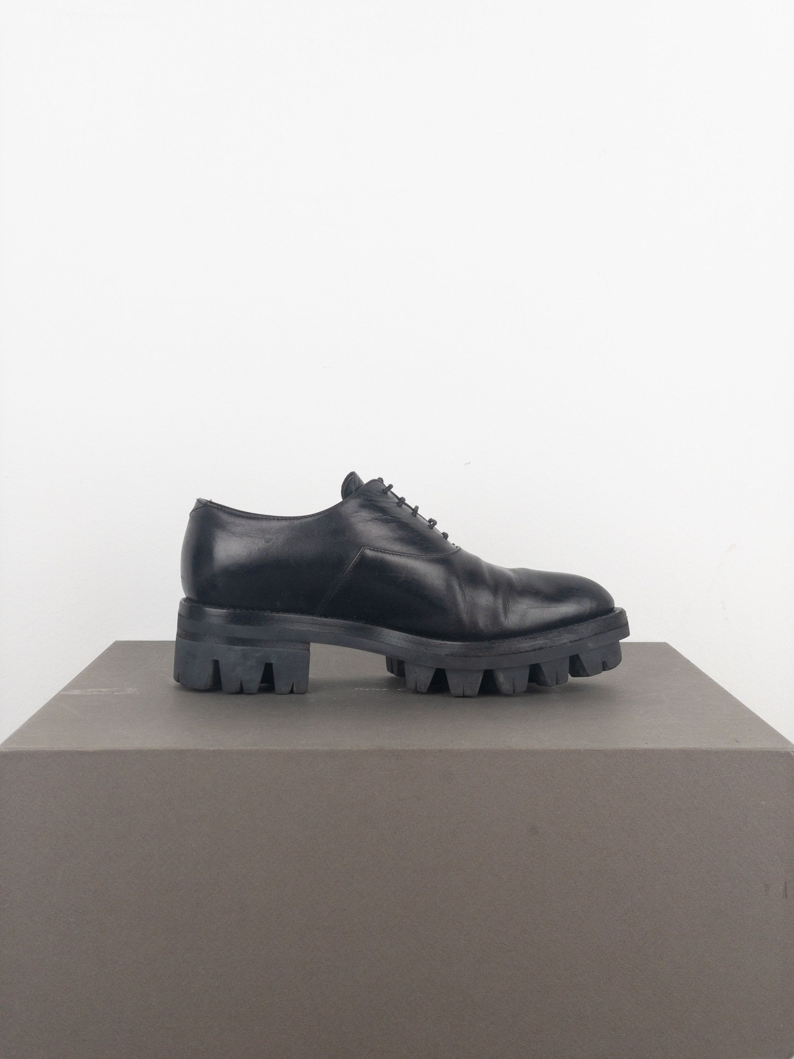 Prada AW13 ‘Monolith’ Lug Sole Platform Derby Shoes Size US 5.5 / IT 35.5 - 4 Thumbnail