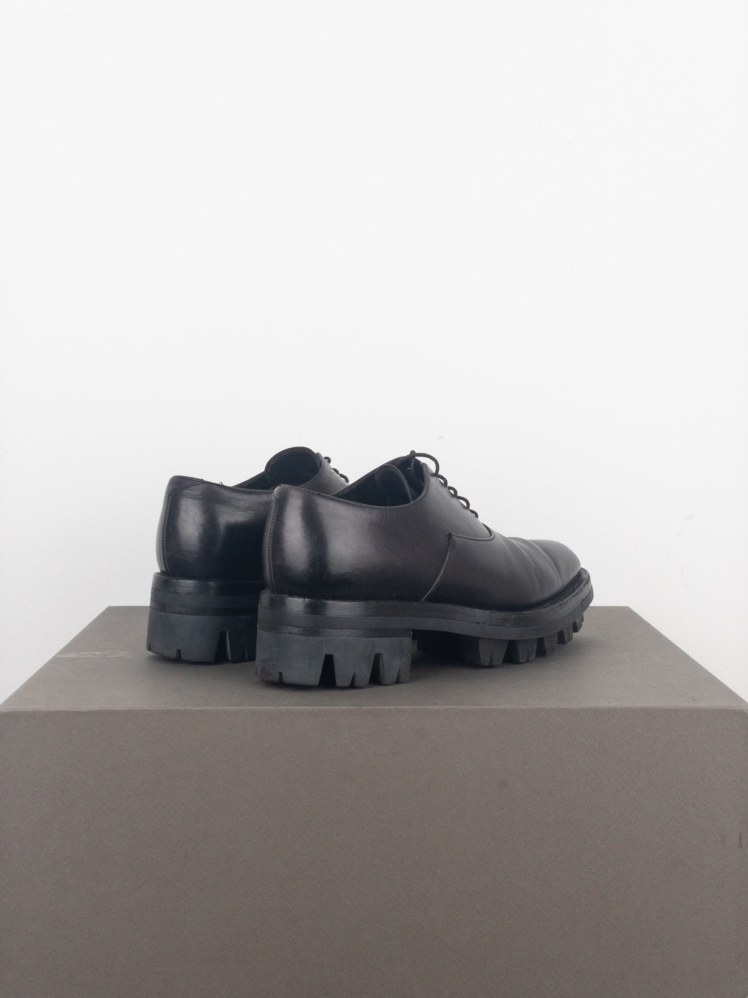 Prada AW13 ‘Monolith’ Lug Sole Platform Derby Shoes Size US 5.5 / IT 35.5 - 2 Thumbnail