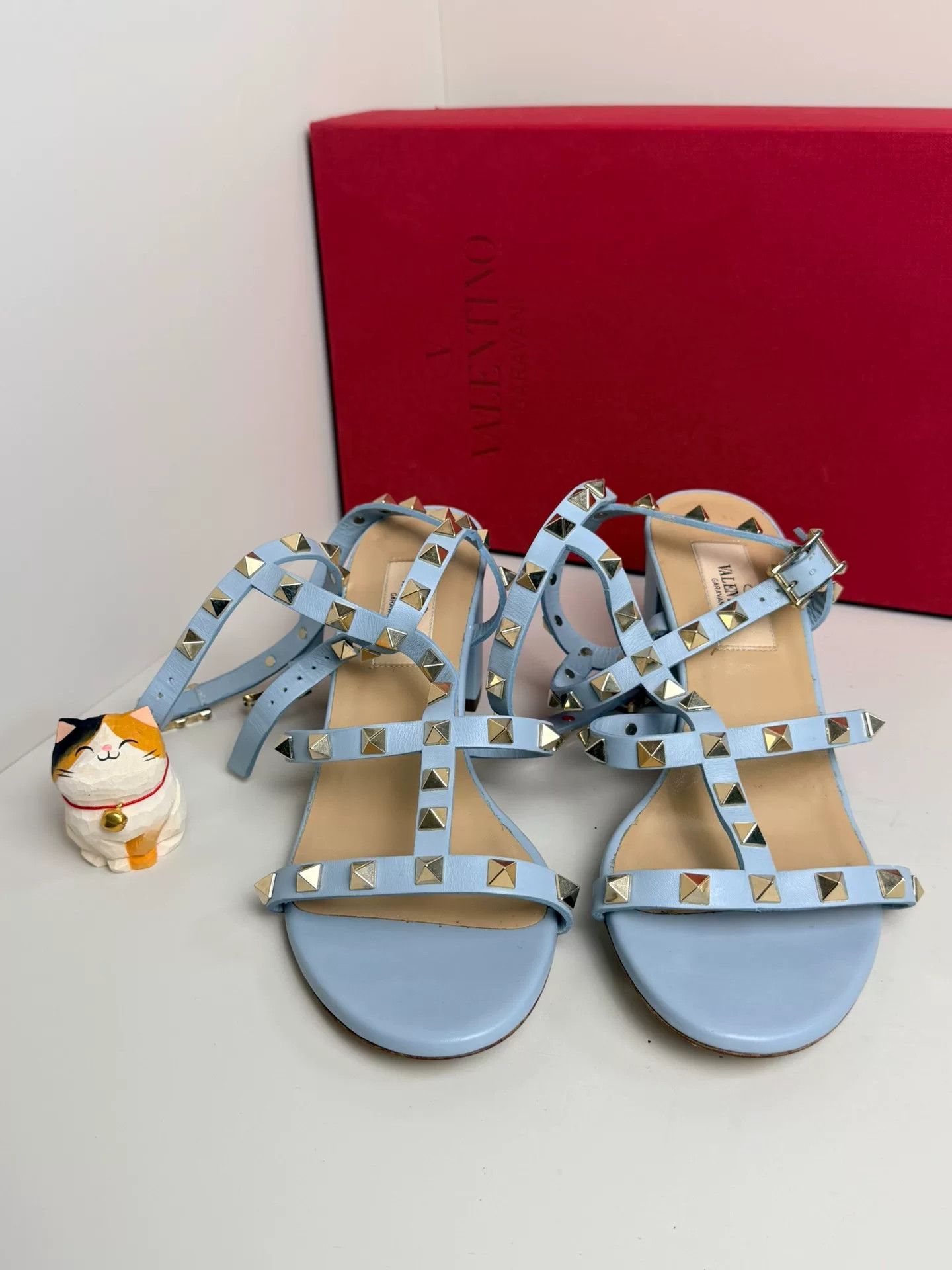 Valentino Valentino Blue Sandals us_6-5 Women Size US 6.5 / IT 36.5 - 2 Thumbnail