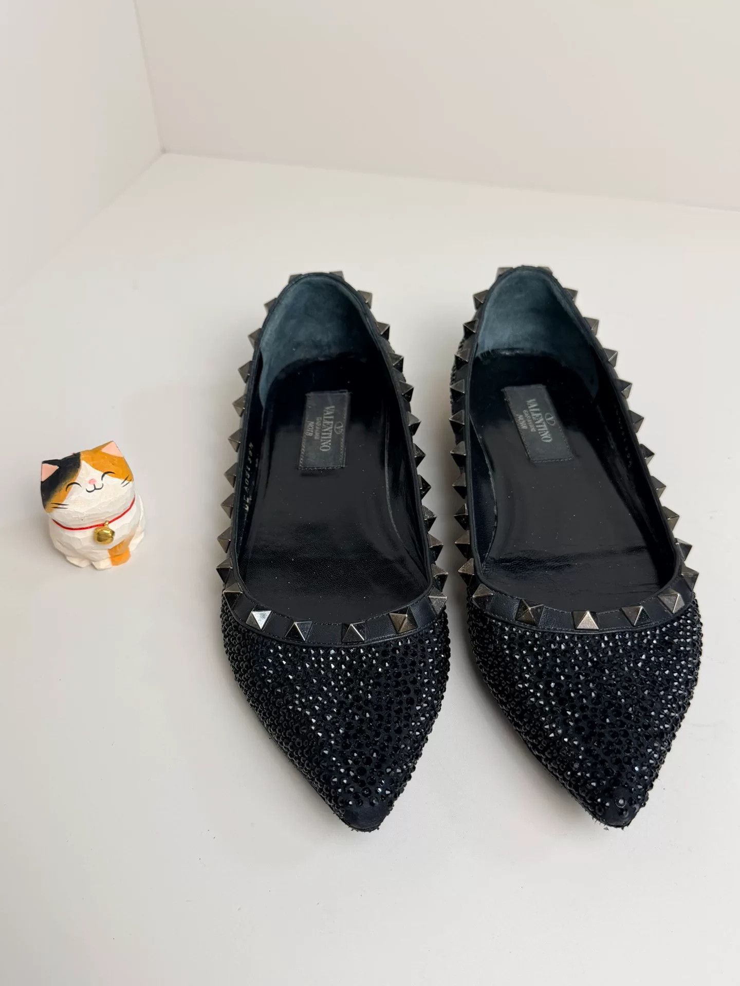 Valentino Valentino Black Lowtop Sneakers us_5-5 Women Size US 5.5 / IT 35.5 - 3 Thumbnail