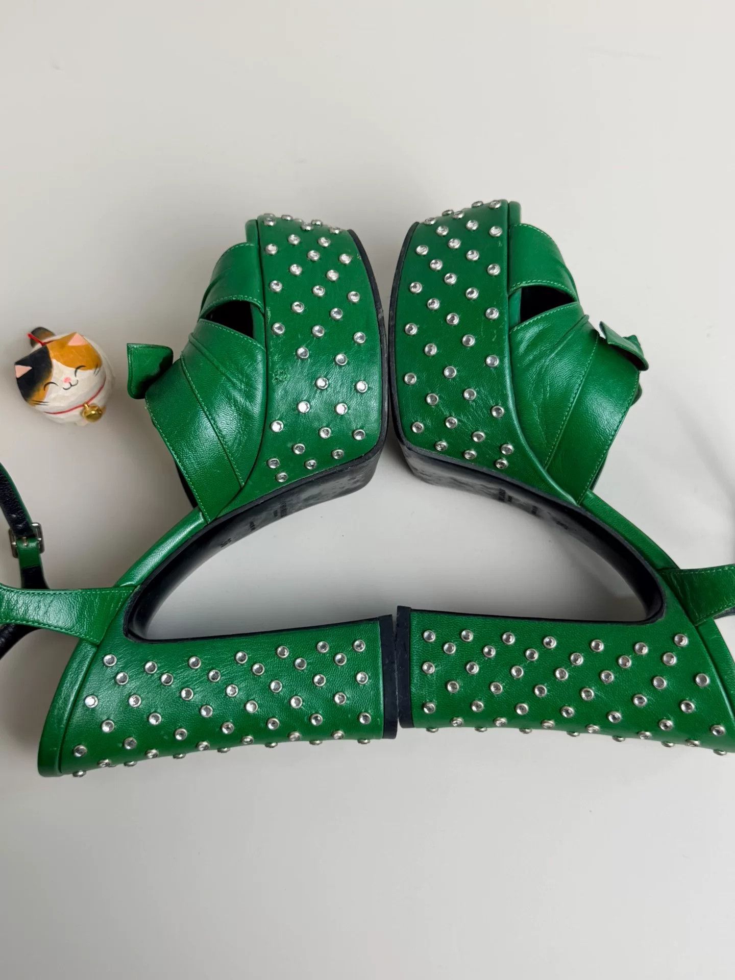 Saint Laurent Paris Saint Laurent Paris Leather Sandals us_6 Women Size US 6 / IT 36 - 5 Thumbnail