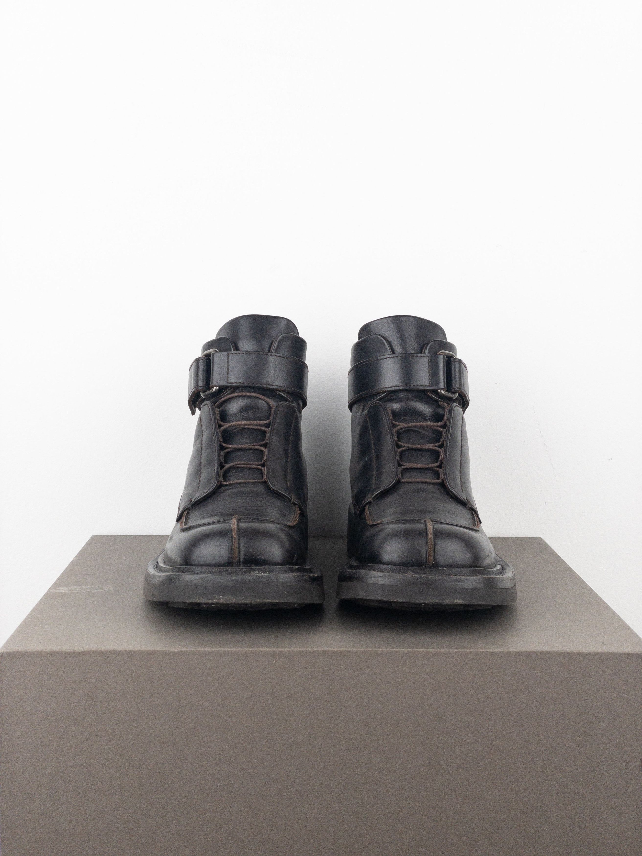 Prada AW99 Square Toe Ankle Combat Boots Size US 7 / EU 40 - 5 Thumbnail