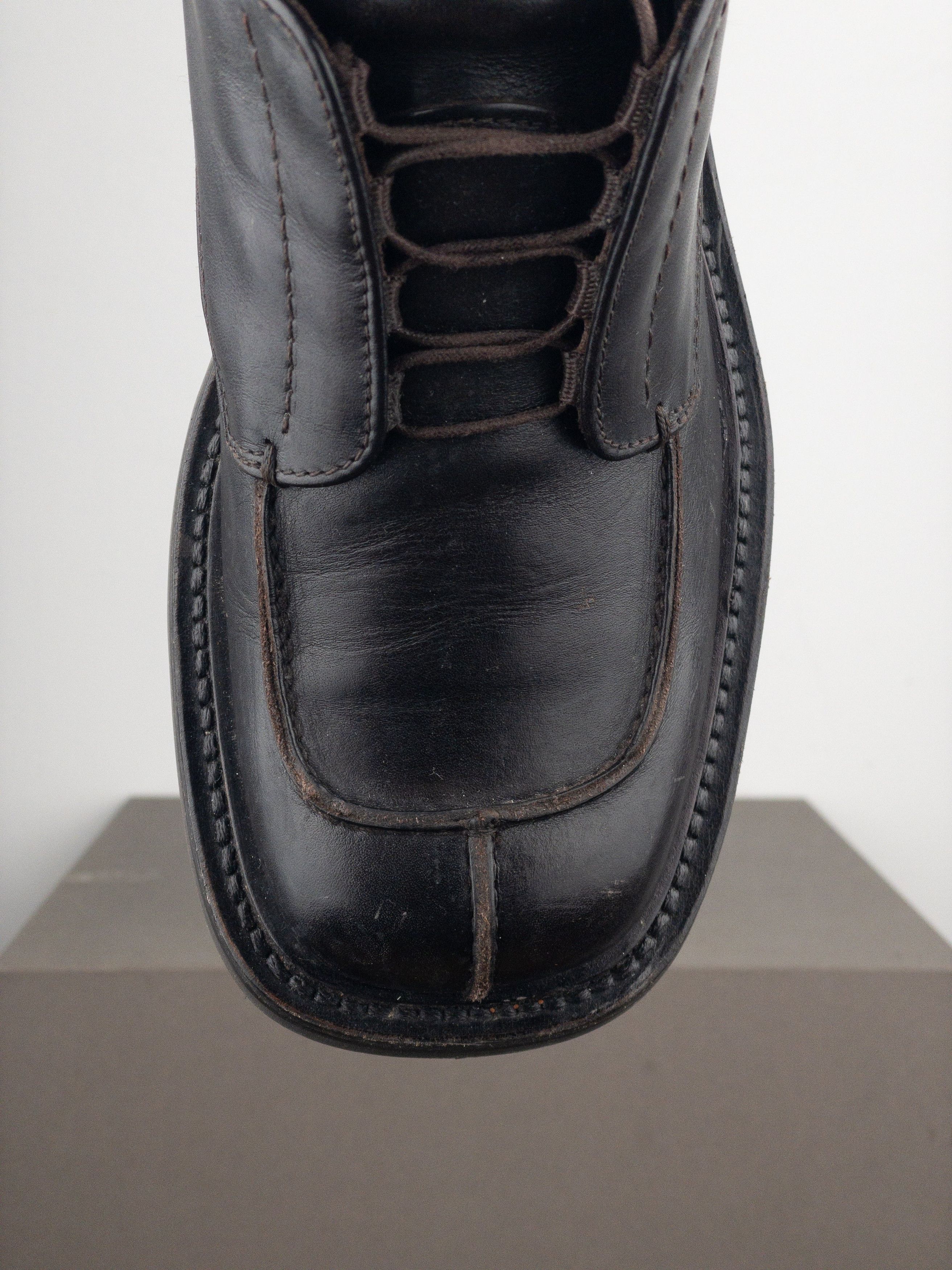 Prada AW99 Square Toe Ankle Combat Boots Size US 7 / EU 40 - 7 Thumbnail