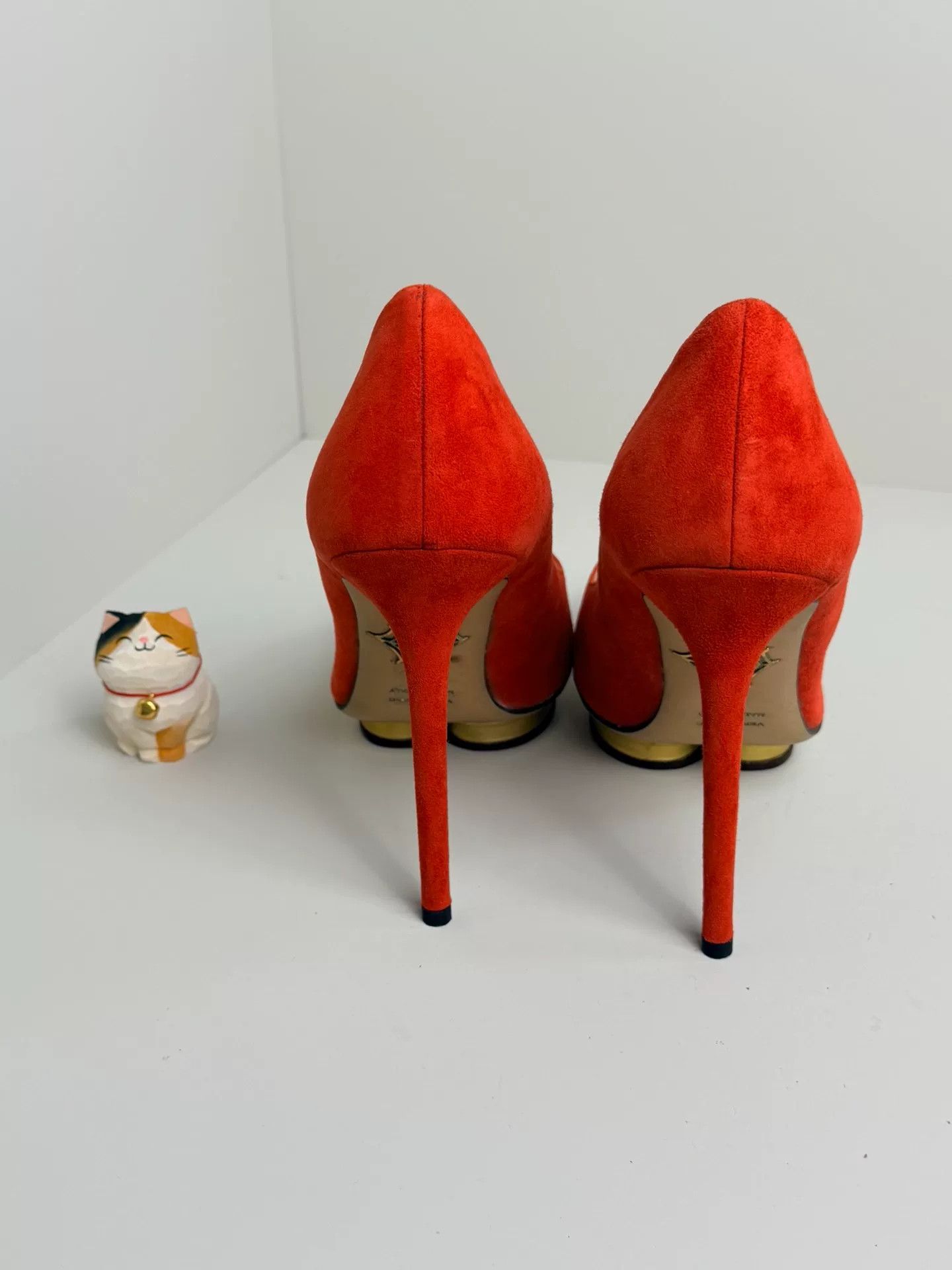 Charlotte Olympia Charlotte Olympia Red Lowtop Sneakers us_8-5 Women Size US 8.5 / IT 38.5 - 3 Thumbnail