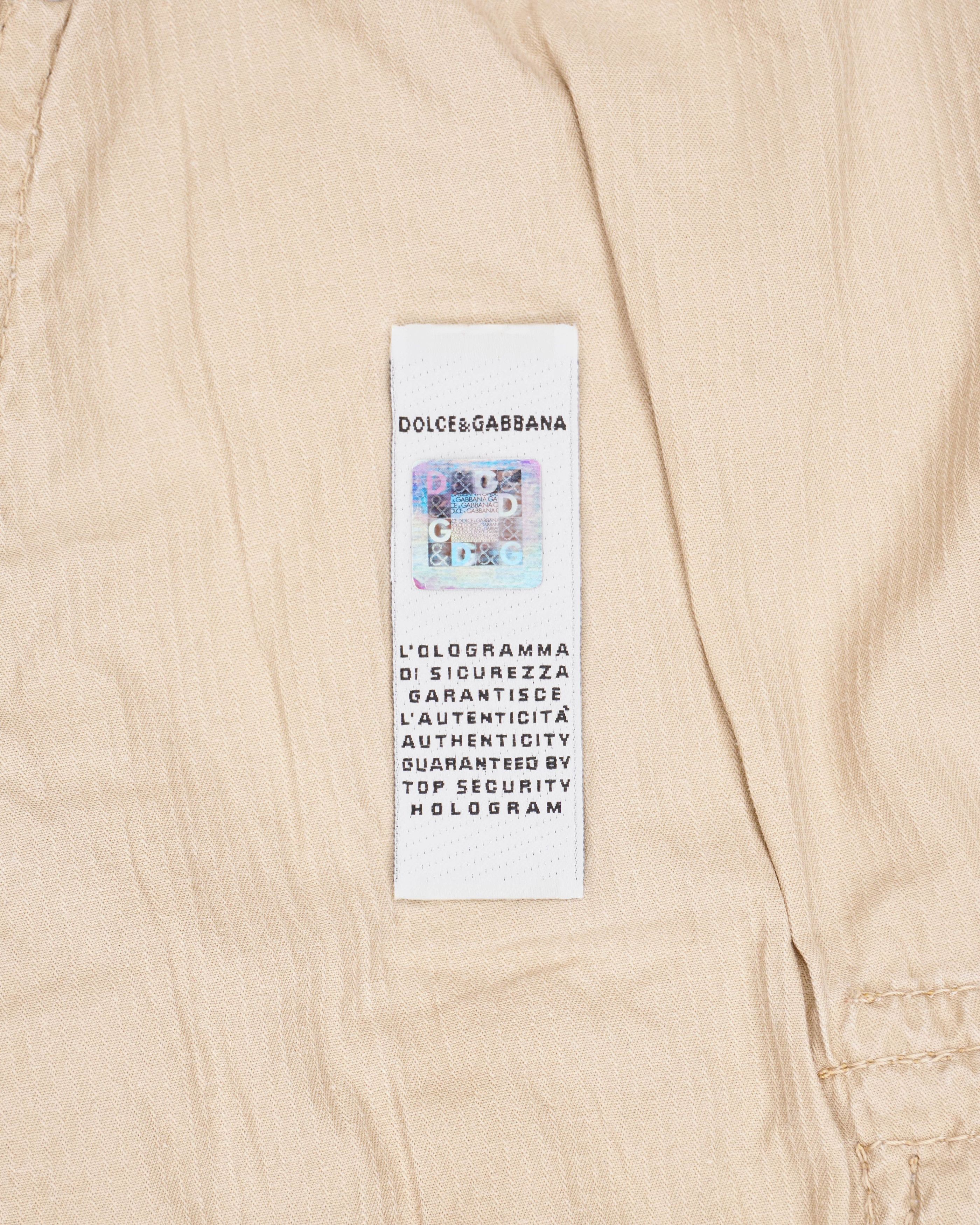 Dolce & Gabbana SS03 Net Cargo Pants Size US 36 / EU 52 - 7 Thumbnail