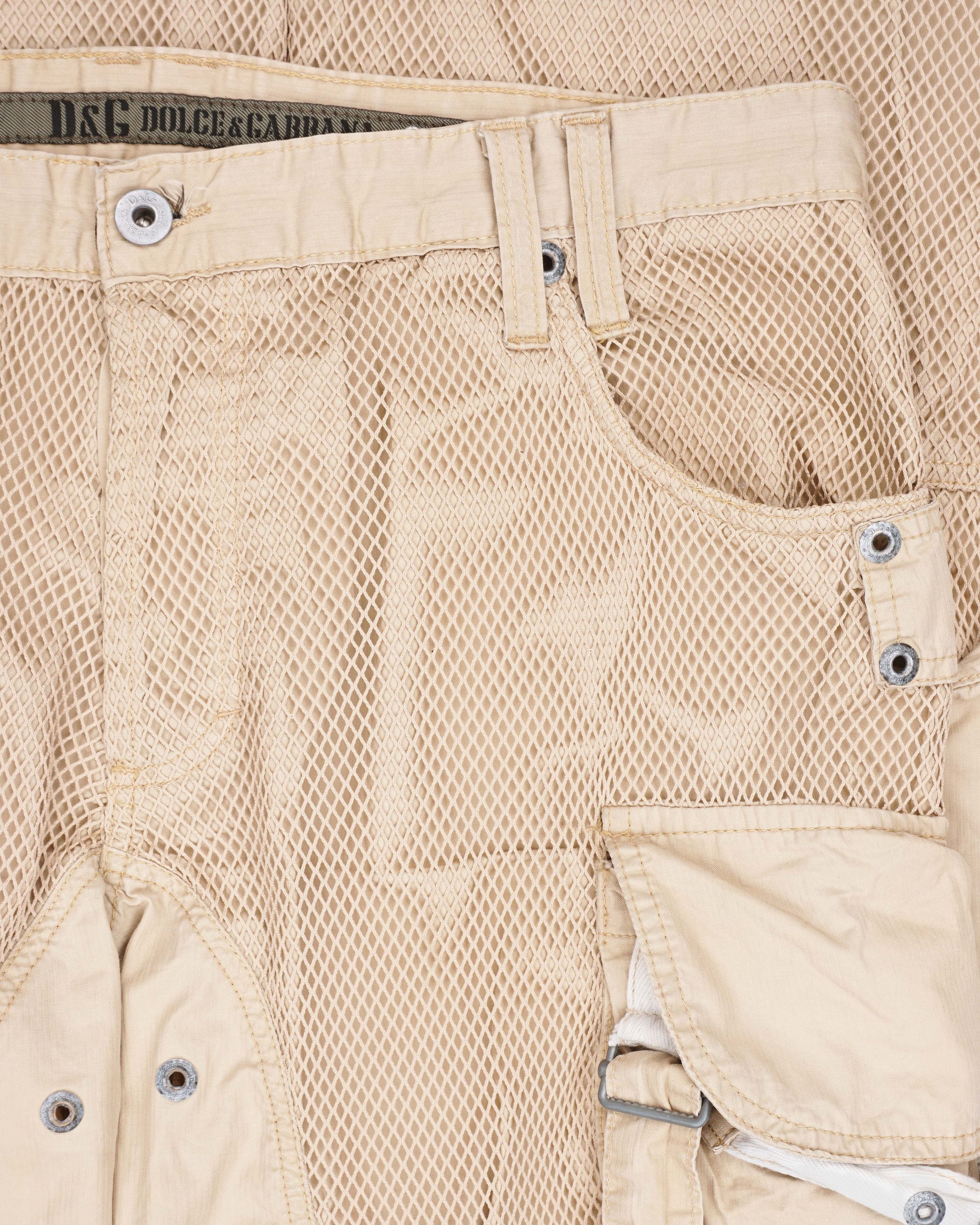 Dolce & Gabbana SS03 Net Cargo Pants Size US 36 / EU 52 - 3 Thumbnail