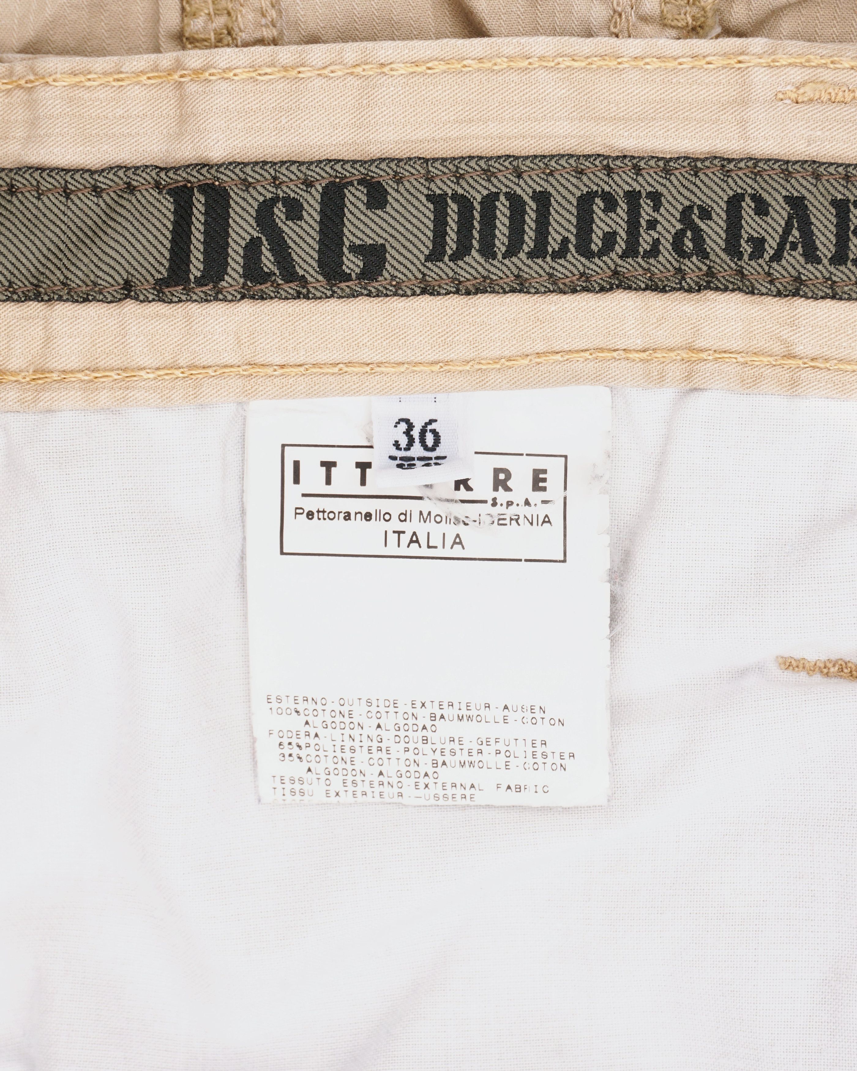 Dolce & Gabbana SS03 Net Cargo Pants Size US 36 / EU 52 - 6 Thumbnail
