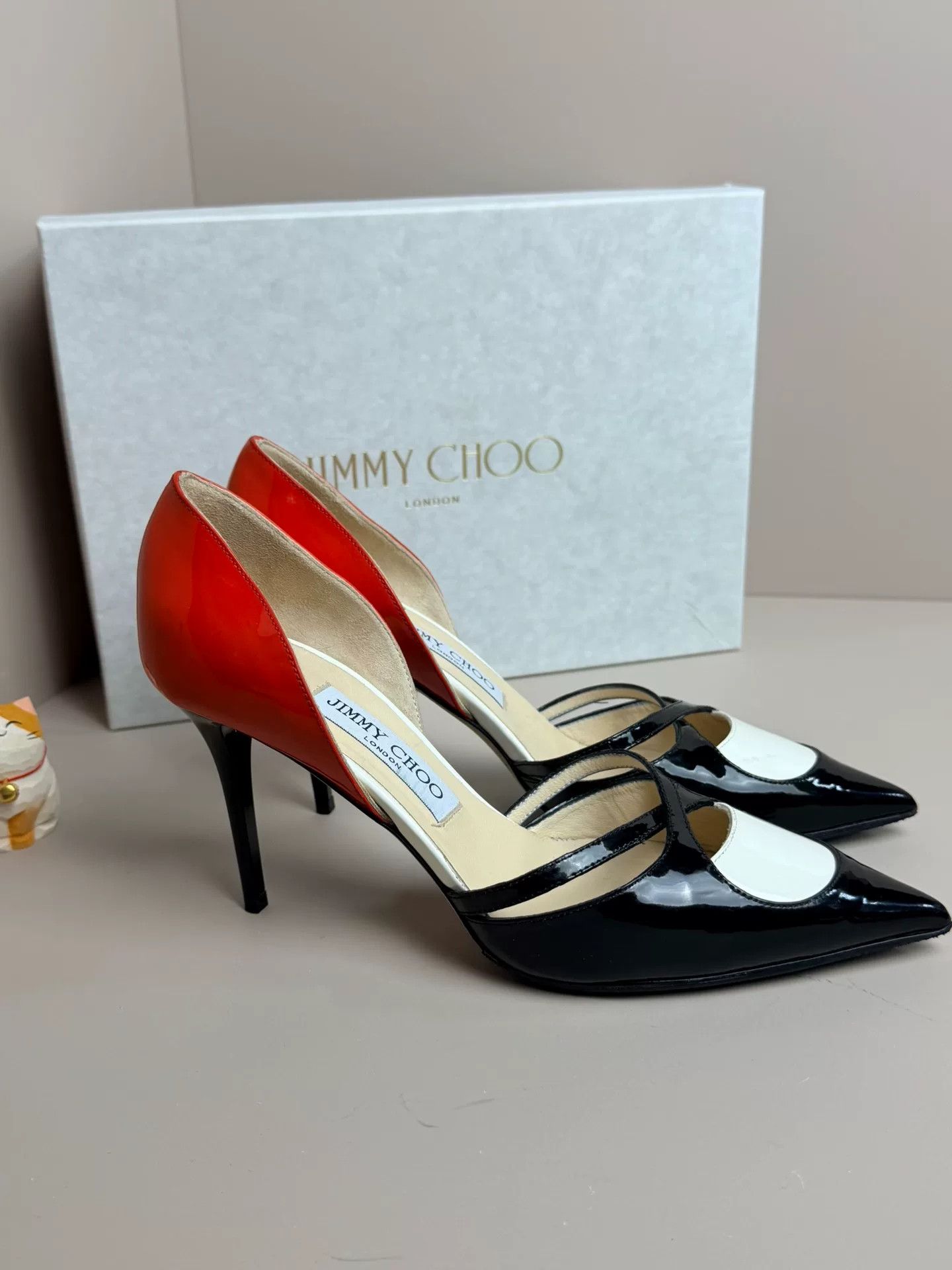 Jimmy Choo Jimmy Choo Patent Black Lowtop Sneakers us_7-5 Women Size US 7.5 / IT 37.5 - 2 Thumbnail
