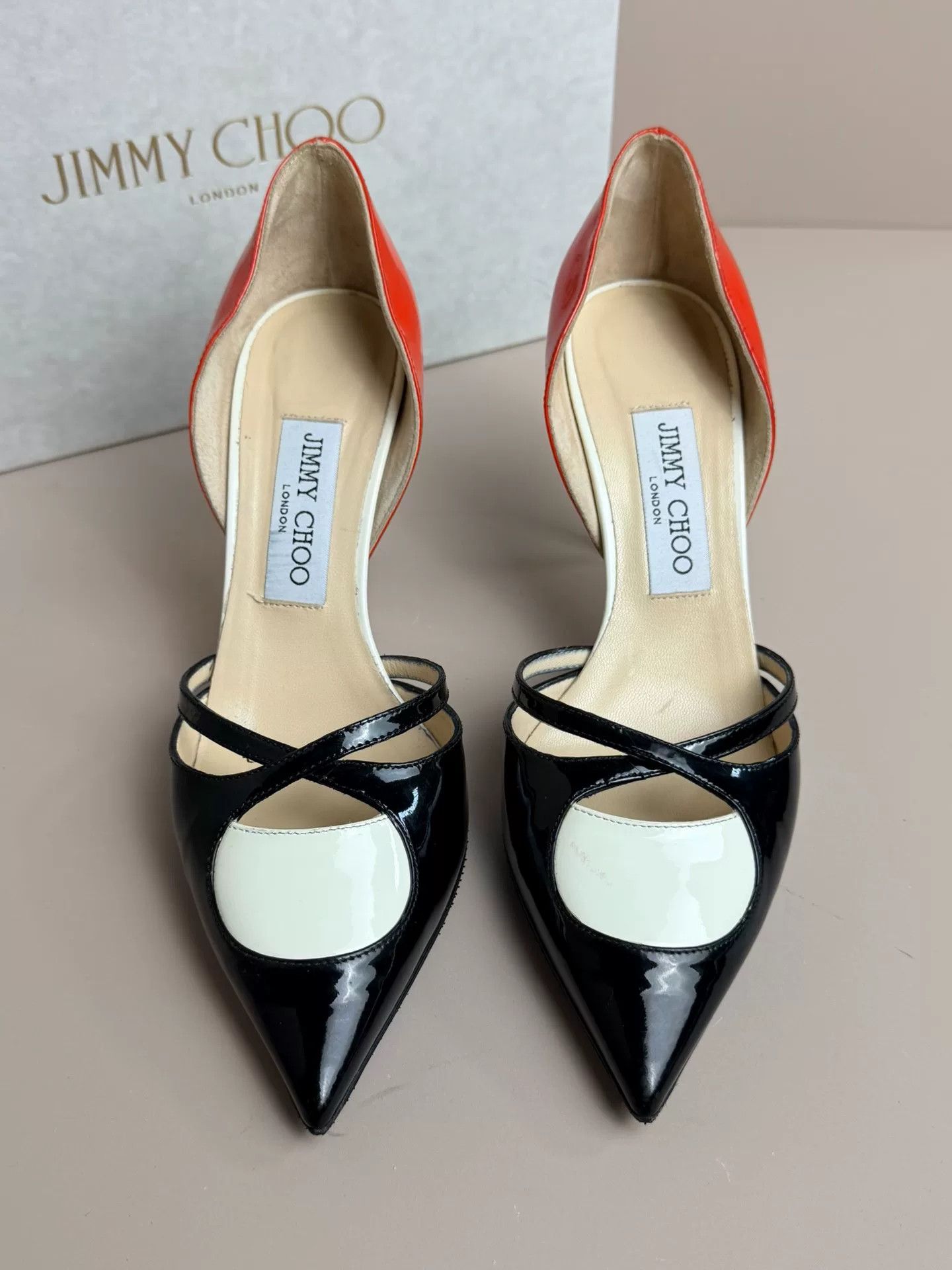 Jimmy Choo Jimmy Choo Patent Black Lowtop Sneakers us_7-5 Women Size US 7.5 / IT 37.5 - 3 Thumbnail