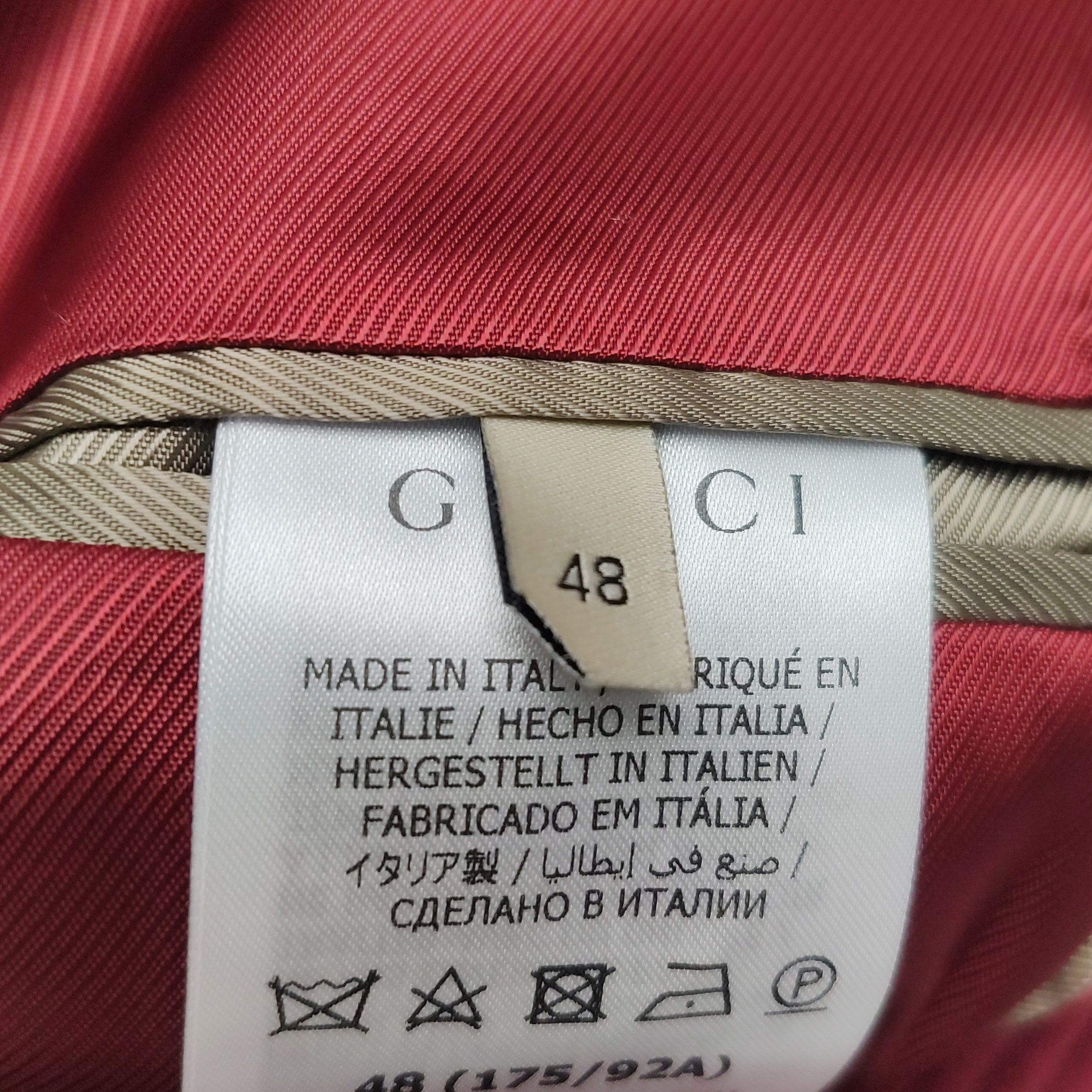 Gucci Gucci Red Corduroy Blazer 48 Size 38R - 8 Thumbnail
