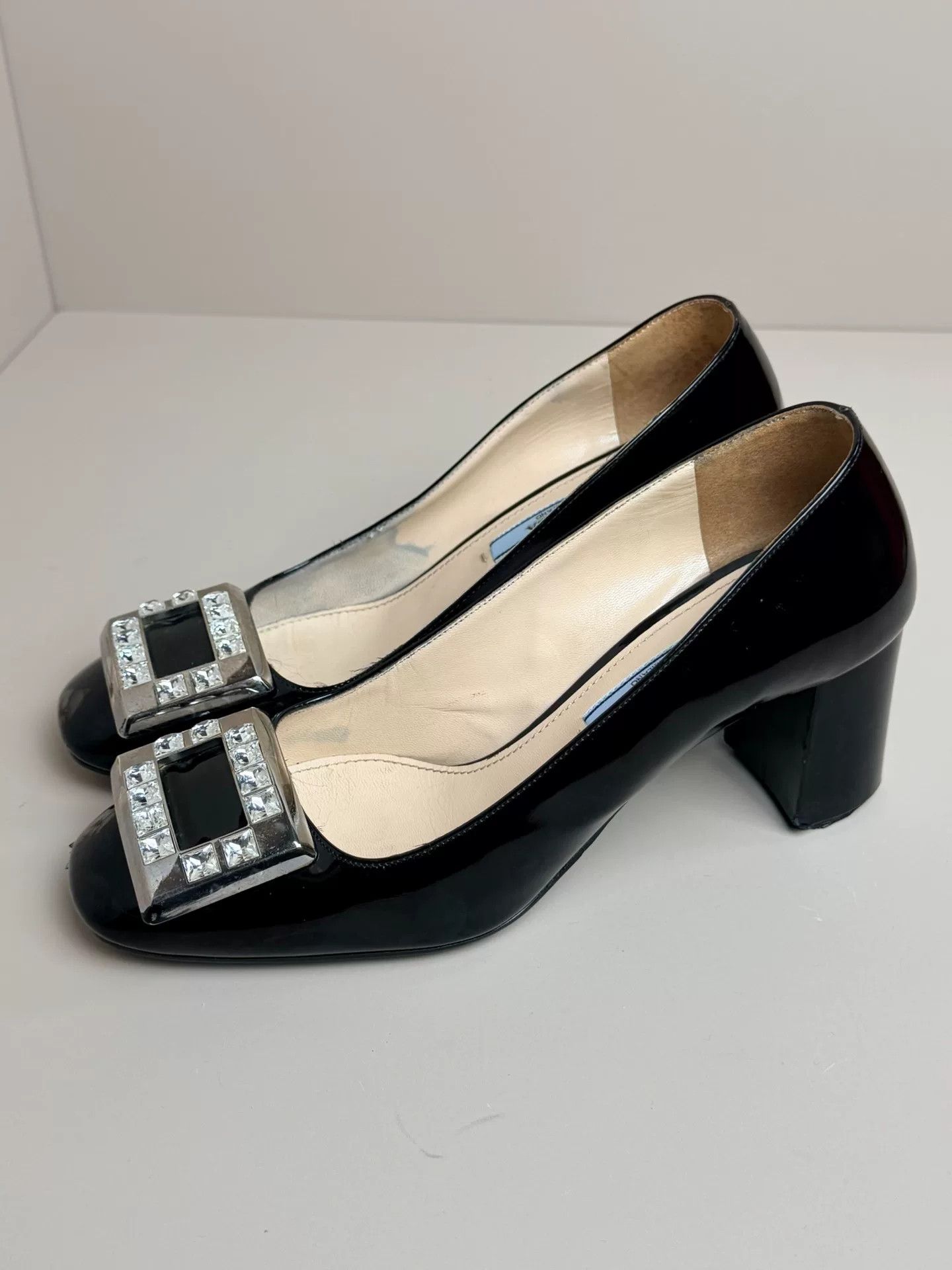 Prada Prada Patent Lowtop Sneakers us_6 Women Size US 6 / IT 36 - 3 Thumbnail