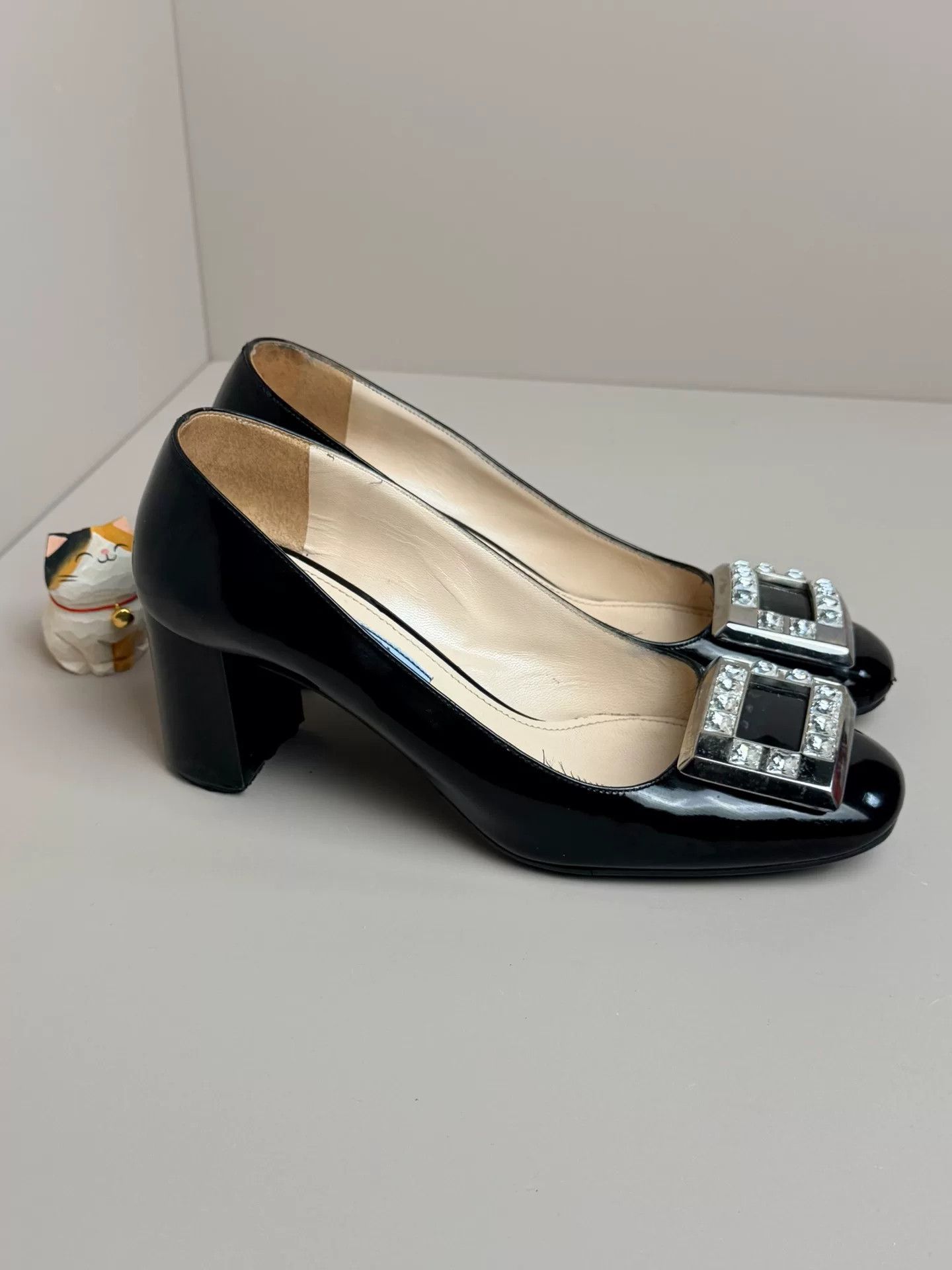Prada Prada Patent Lowtop Sneakers us_6 Women Size US 6 / IT 36 - 2 Thumbnail