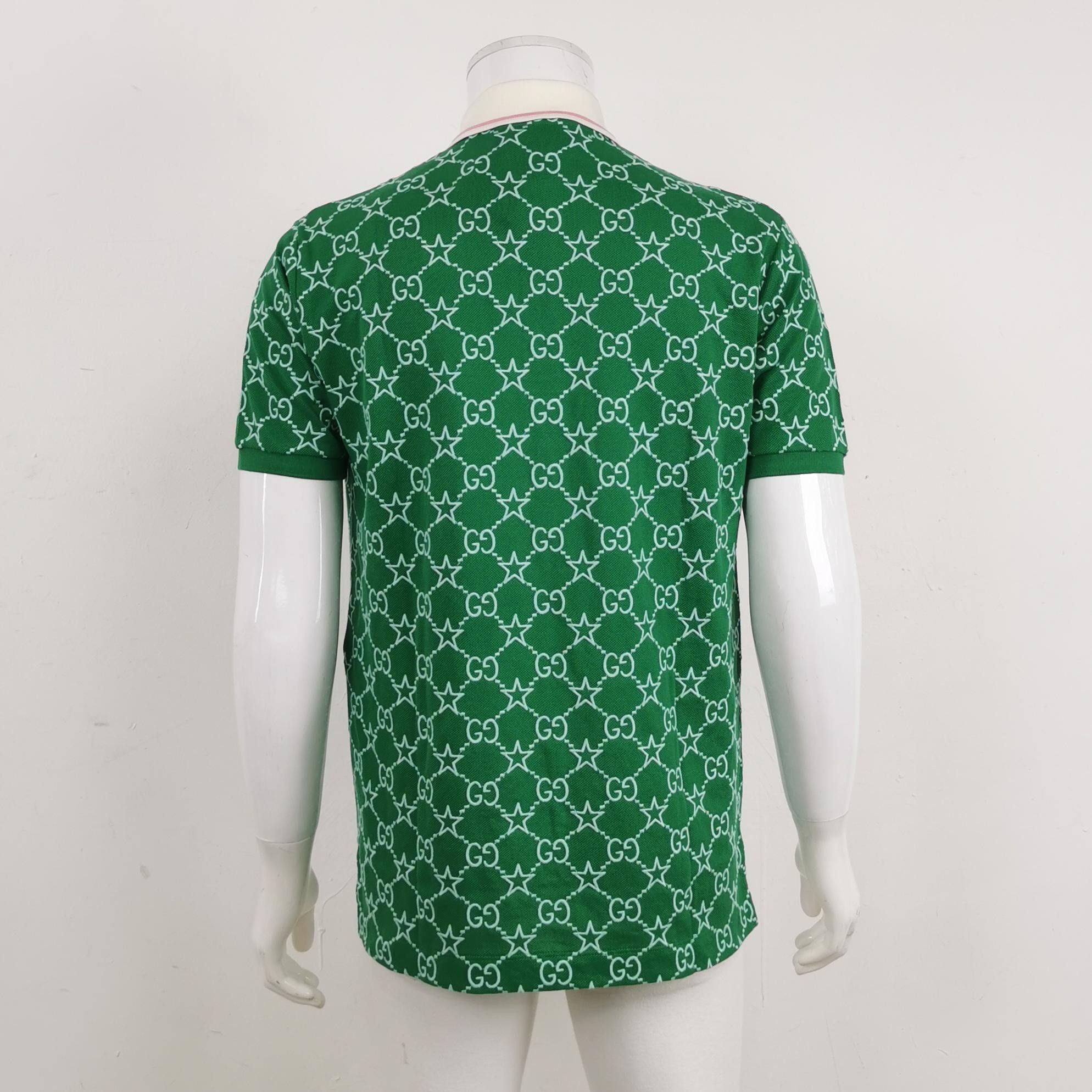 Gucci Gucci Star GG Monogram Polo Shirt Size S Size US S / EU 44-46 / 1 - 2 Thumbnail