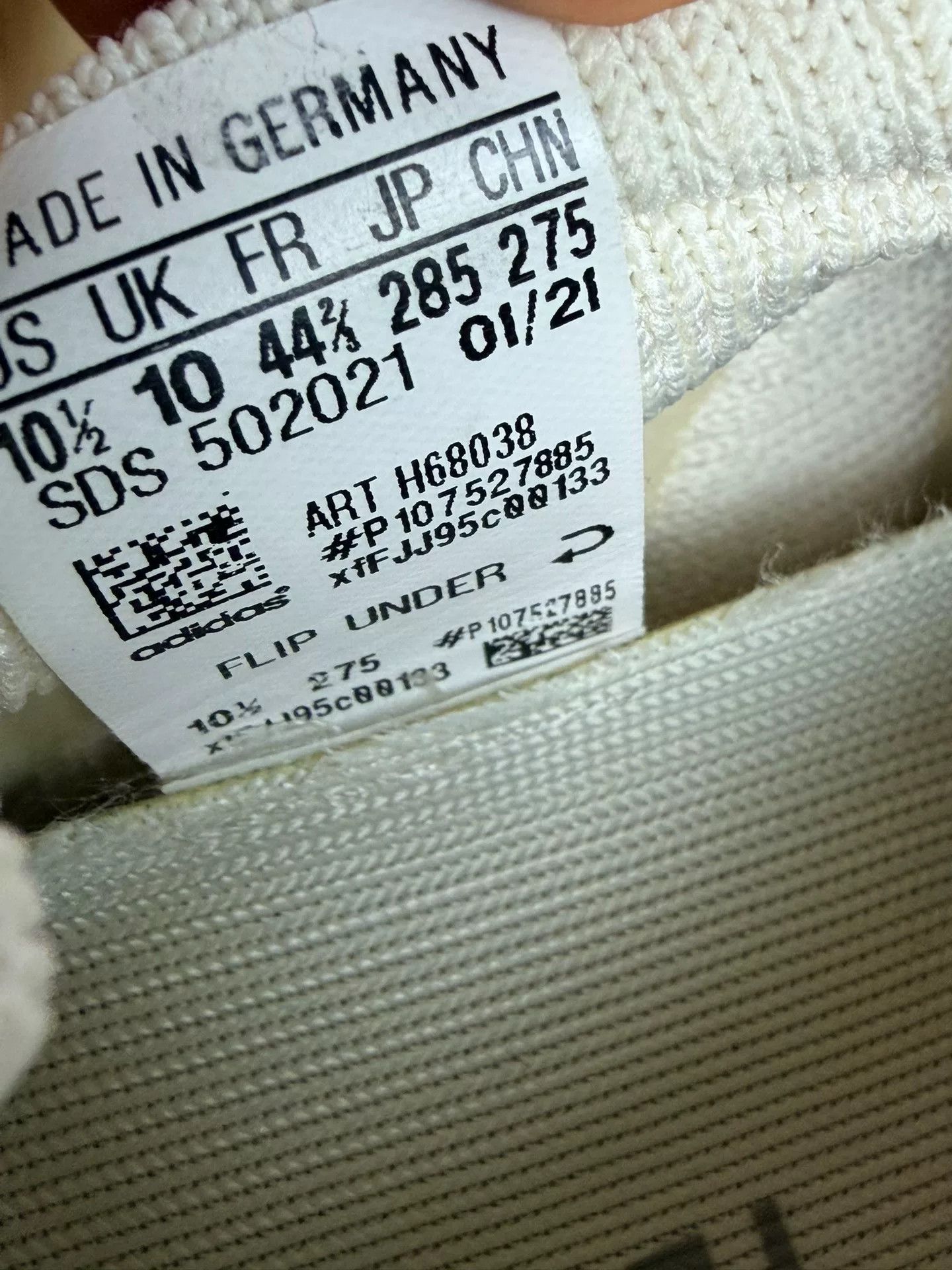 Adidas Adidas YEEZY White Lowtop Sneakers 11.5 Men Size US 11.5 / EU 44-45 - 6 Thumbnail