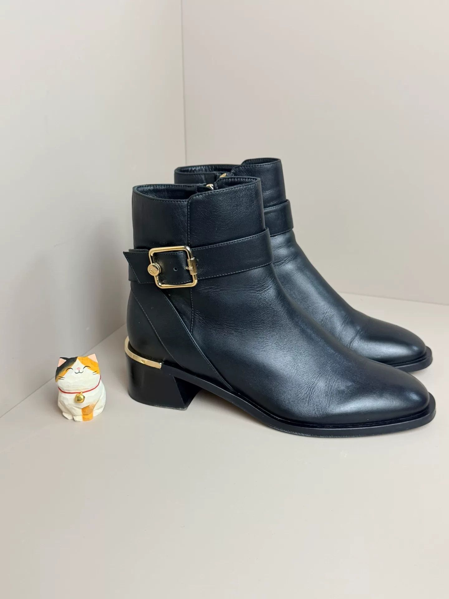 Jimmy Choo Jimmy Choo Leather Boots us_7-5 Women Size US 7.5 / IT 37.5 - 3 Thumbnail