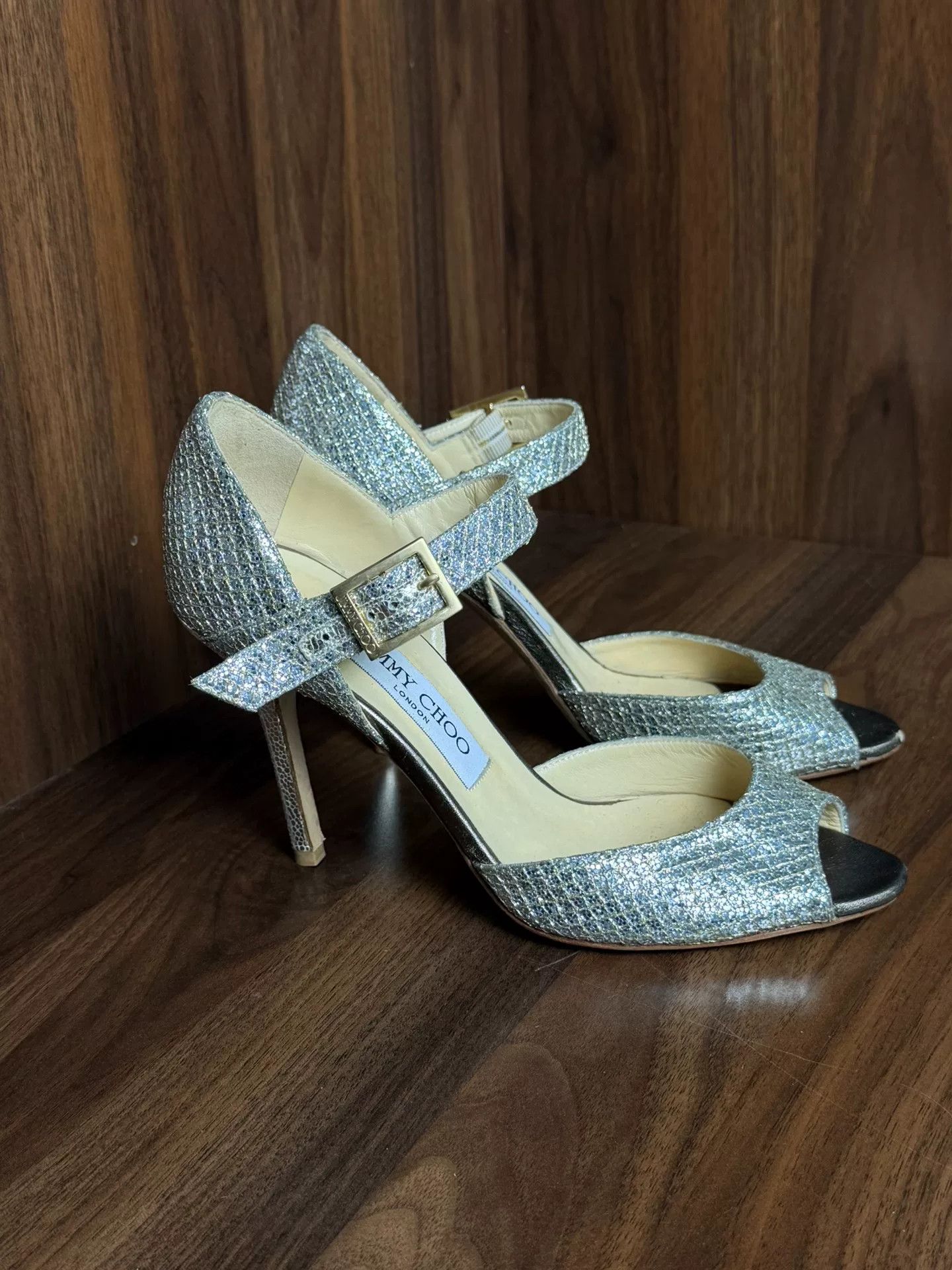 Jimmy Choo Jimmy Choo Metallic Gold Sandals us_6 Women Size US 6 / IT 36 - 2 Thumbnail