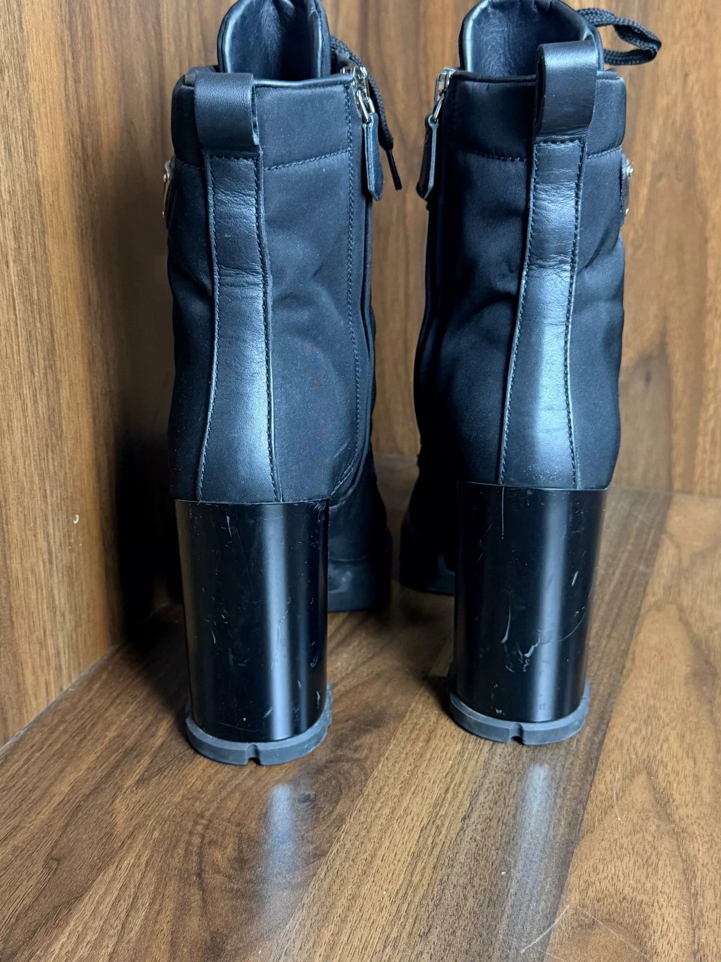Prada Prada Leather Black Boots us_6 Women Size US 6 / IT 36 - 3 Thumbnail