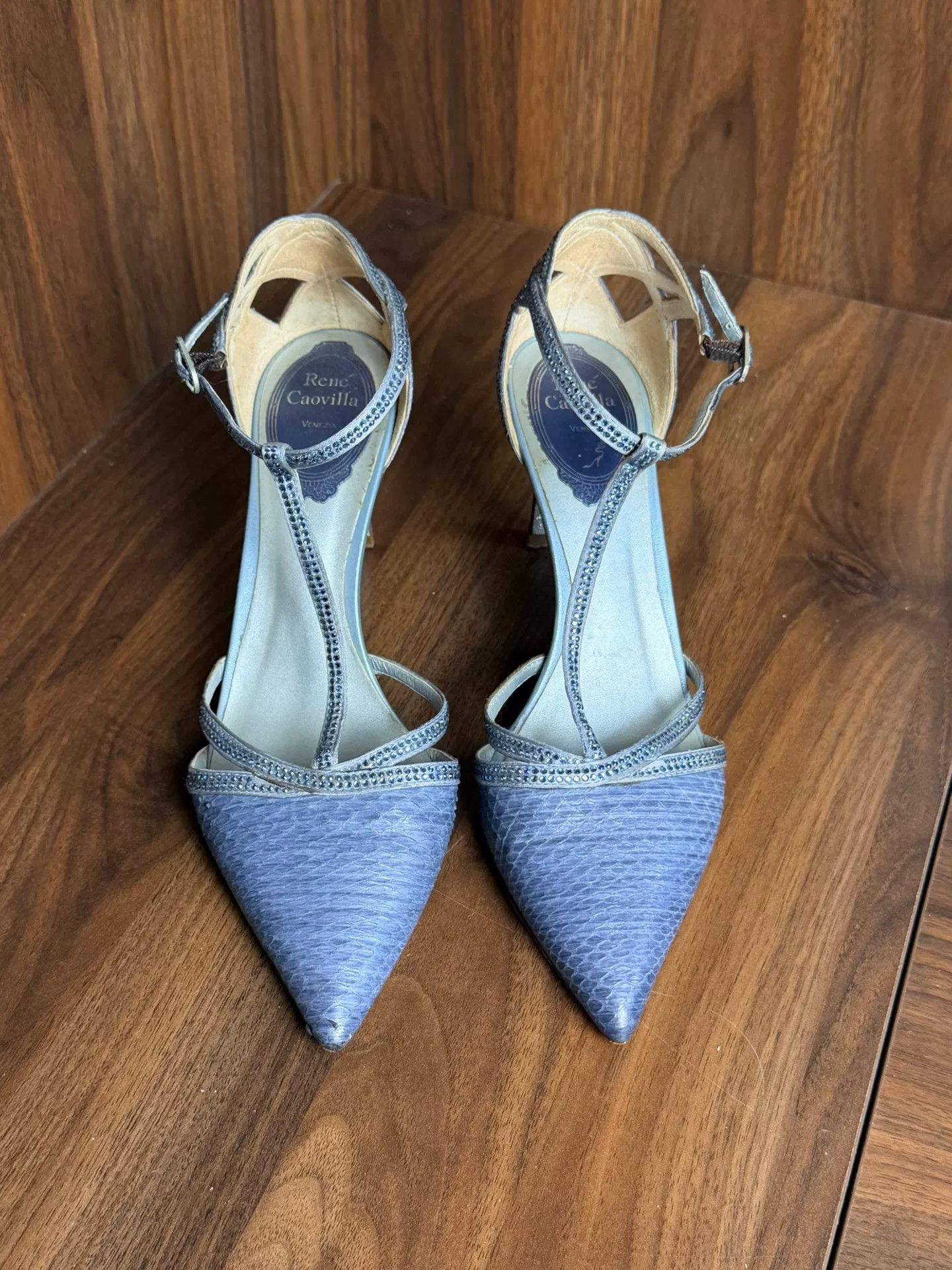 Rene Caovilla Rene Caovilla Blue Sandals us_6 Women Size US 6 / IT 36 - 2 Thumbnail