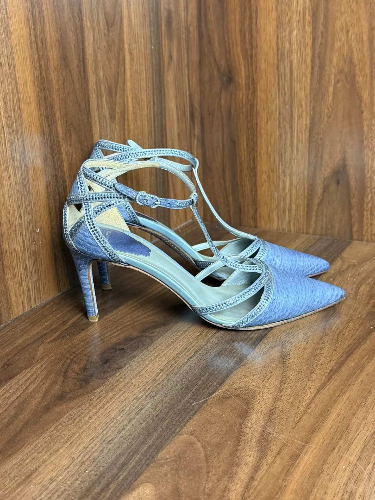 Rene Caovilla Rene Caovilla Blue Sandals us_6 Women Size US 6 / IT 36 - 3 Thumbnail