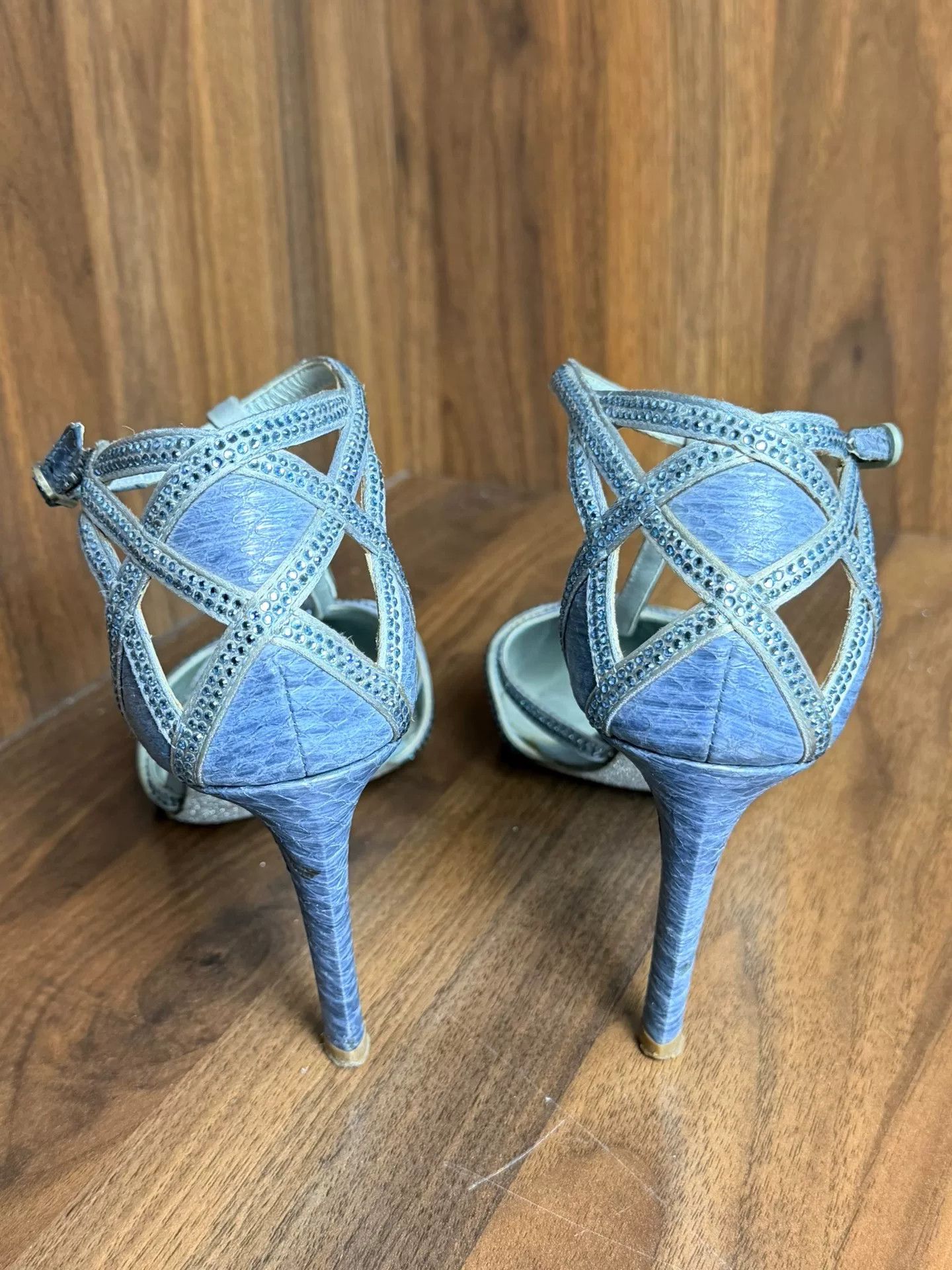 Rene Caovilla Rene Caovilla Blue Sandals us_6 Women Size US 6 / IT 36 - 4 Thumbnail