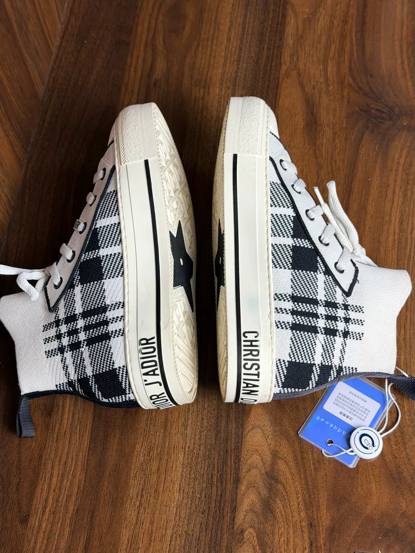 Dior Dior Casual Plaid Lowtop Sneakers it_34-5 Women Size US 4.5 / IT 34.5 - 4 Thumbnail
