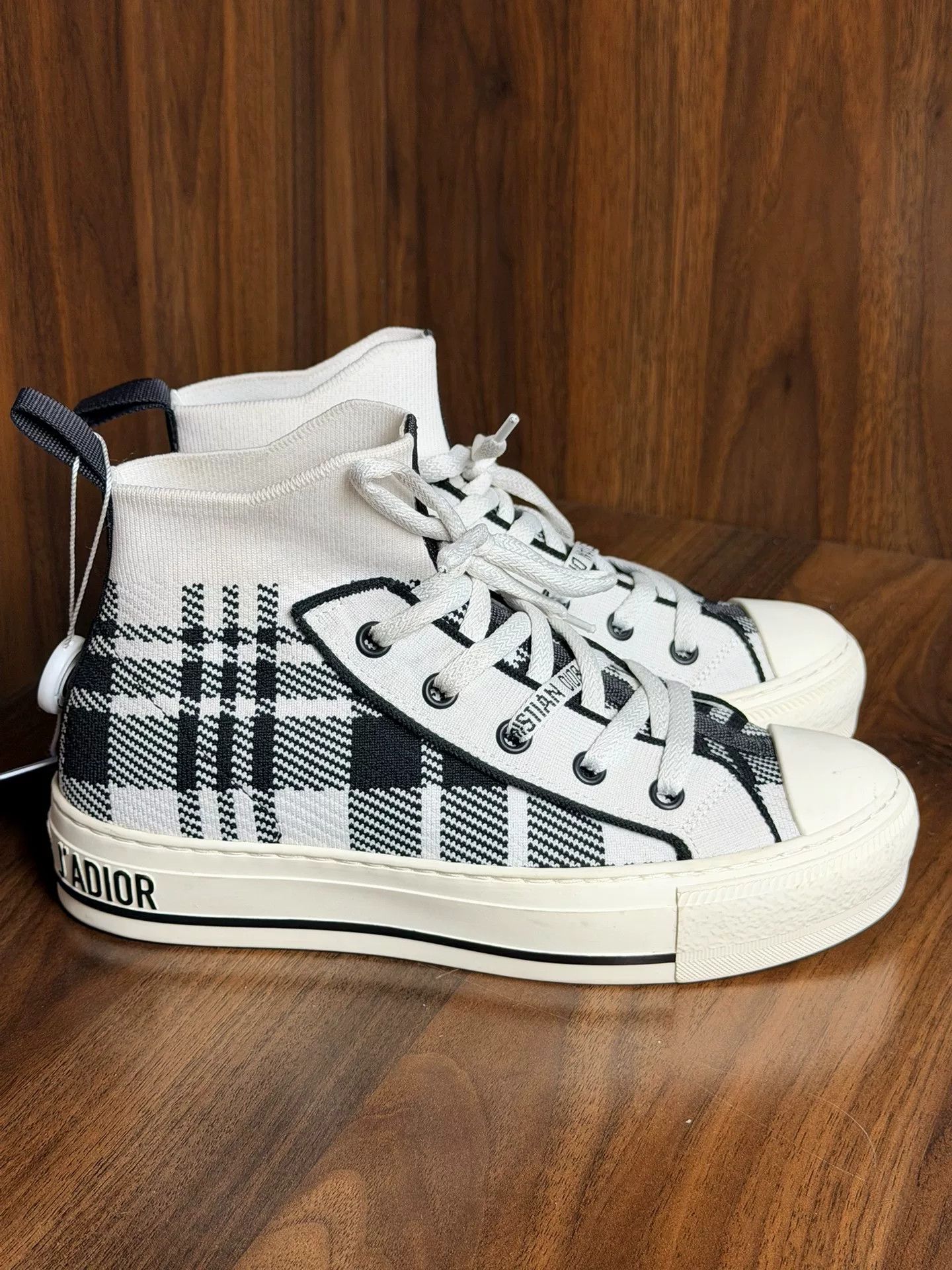 Dior Dior Casual Plaid Lowtop Sneakers it_34-5 Women Size US 4.5 / IT 34.5 - 3 Thumbnail