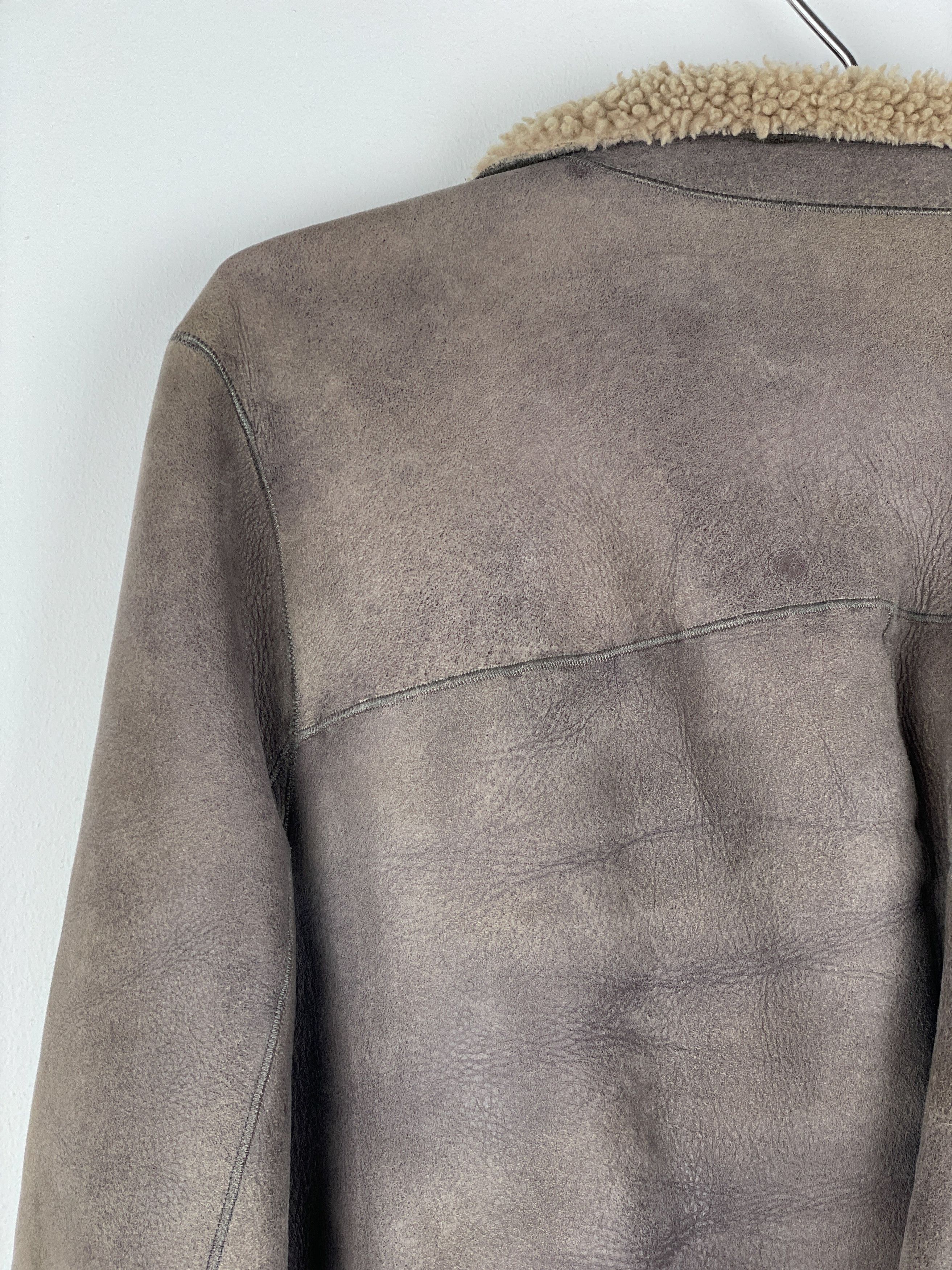 Rick Owens AW10 'Gleam' Belted Shearling Leather Jacket Size US S / EU 44-46 / 1 - 12 Thumbnail