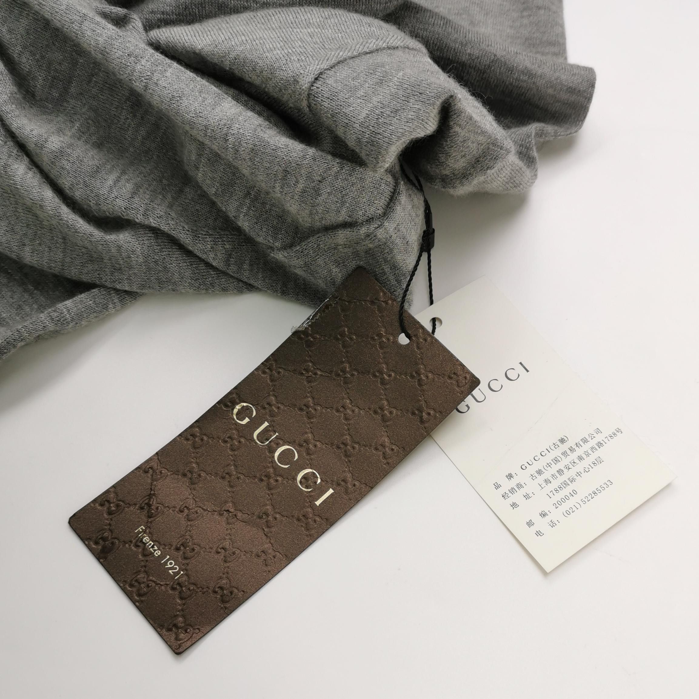 Gucci Gucci V-Neck Cashmere Sweater Gray Size M Size US M / EU 48-50 / 2 - 4 Thumbnail