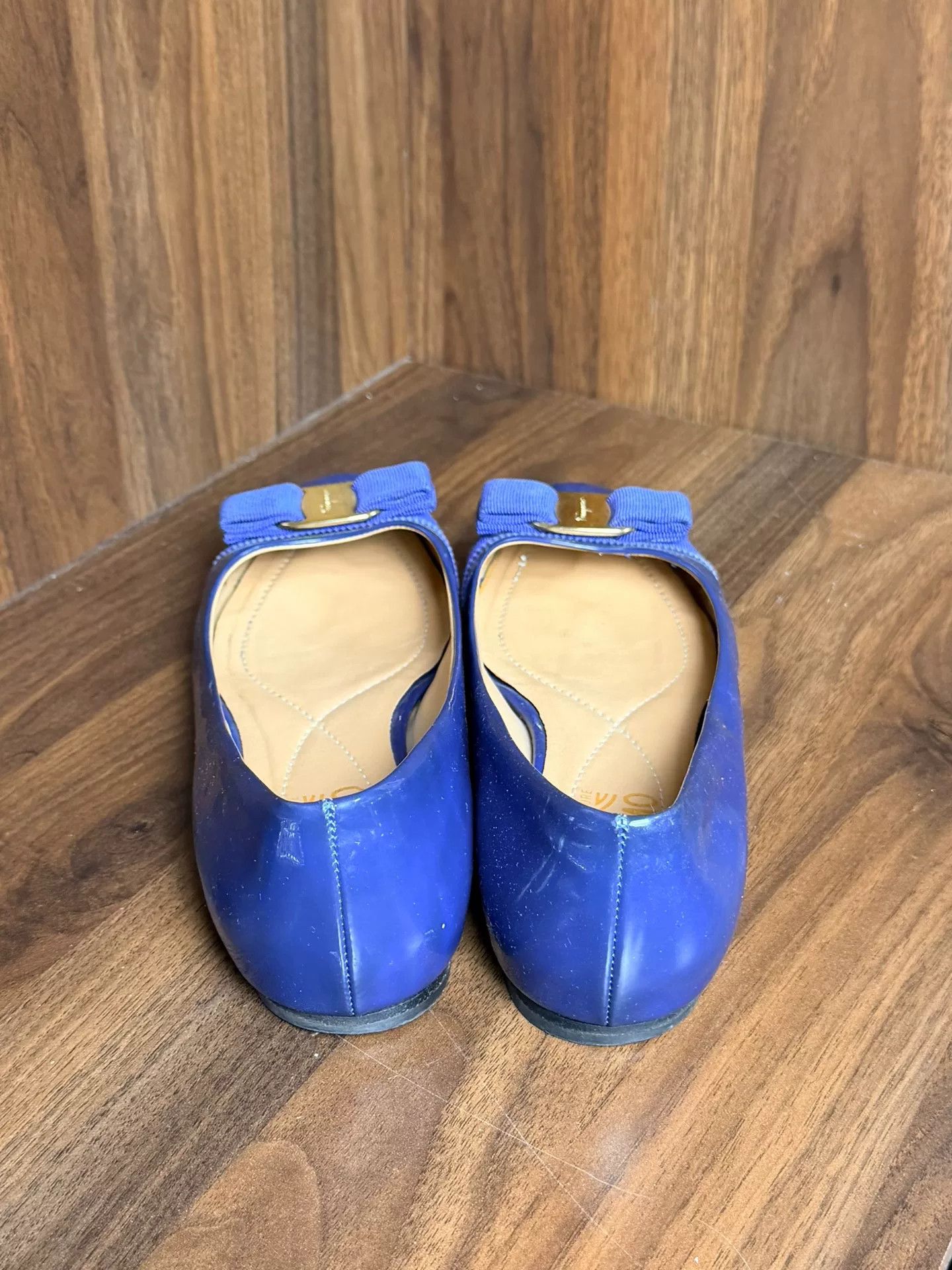 Salvatore Ferragamo Salvatore Ferragamo Patent Blue Lowtop Sneakers us_8 Women Size US 8 / IT 38 - 4 Thumbnail