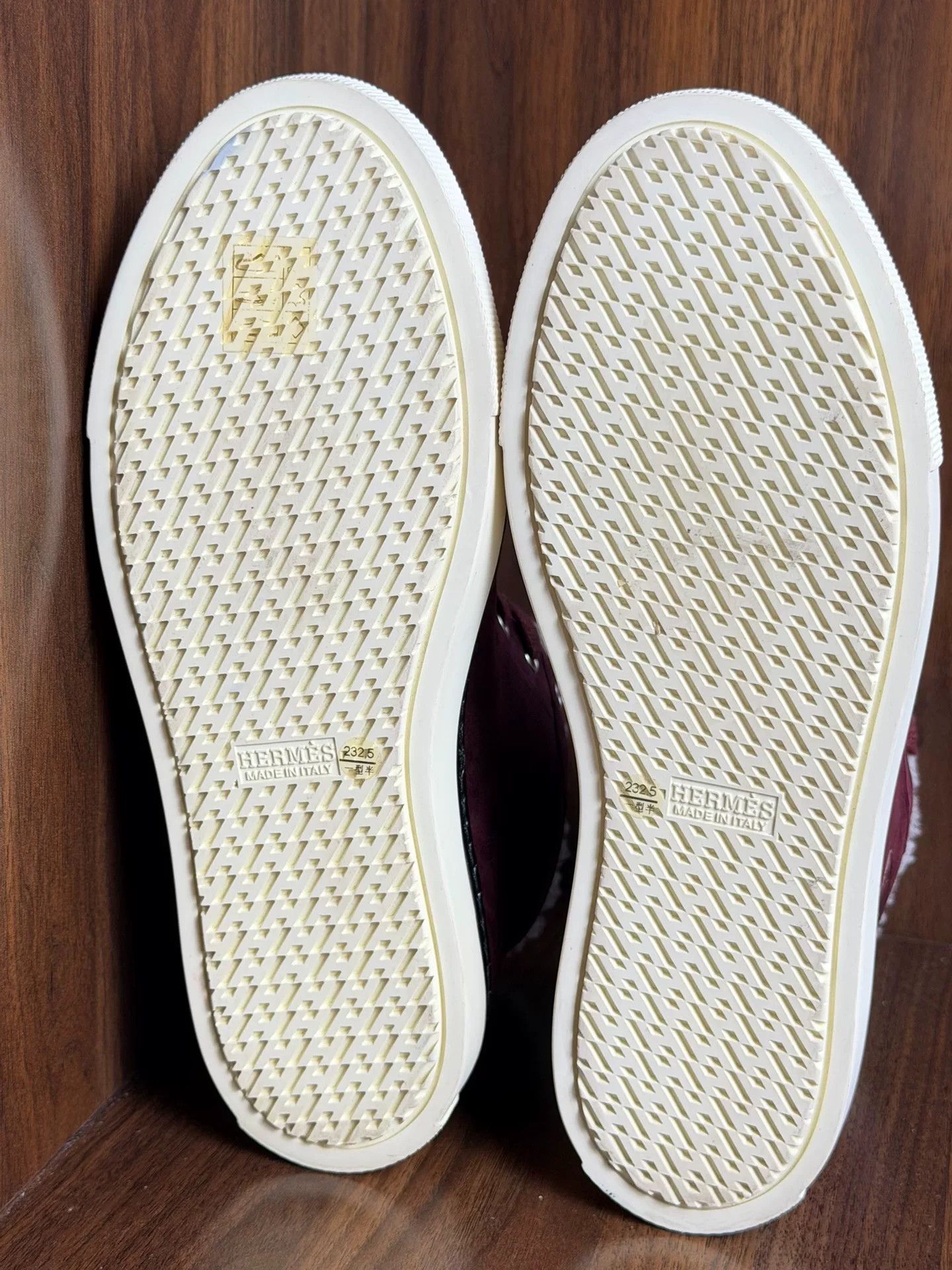 Hermes Hermes Red Hitop Sneakers us_6-5 Women Size US 6.5 / IT 36.5 - 6 Thumbnail
