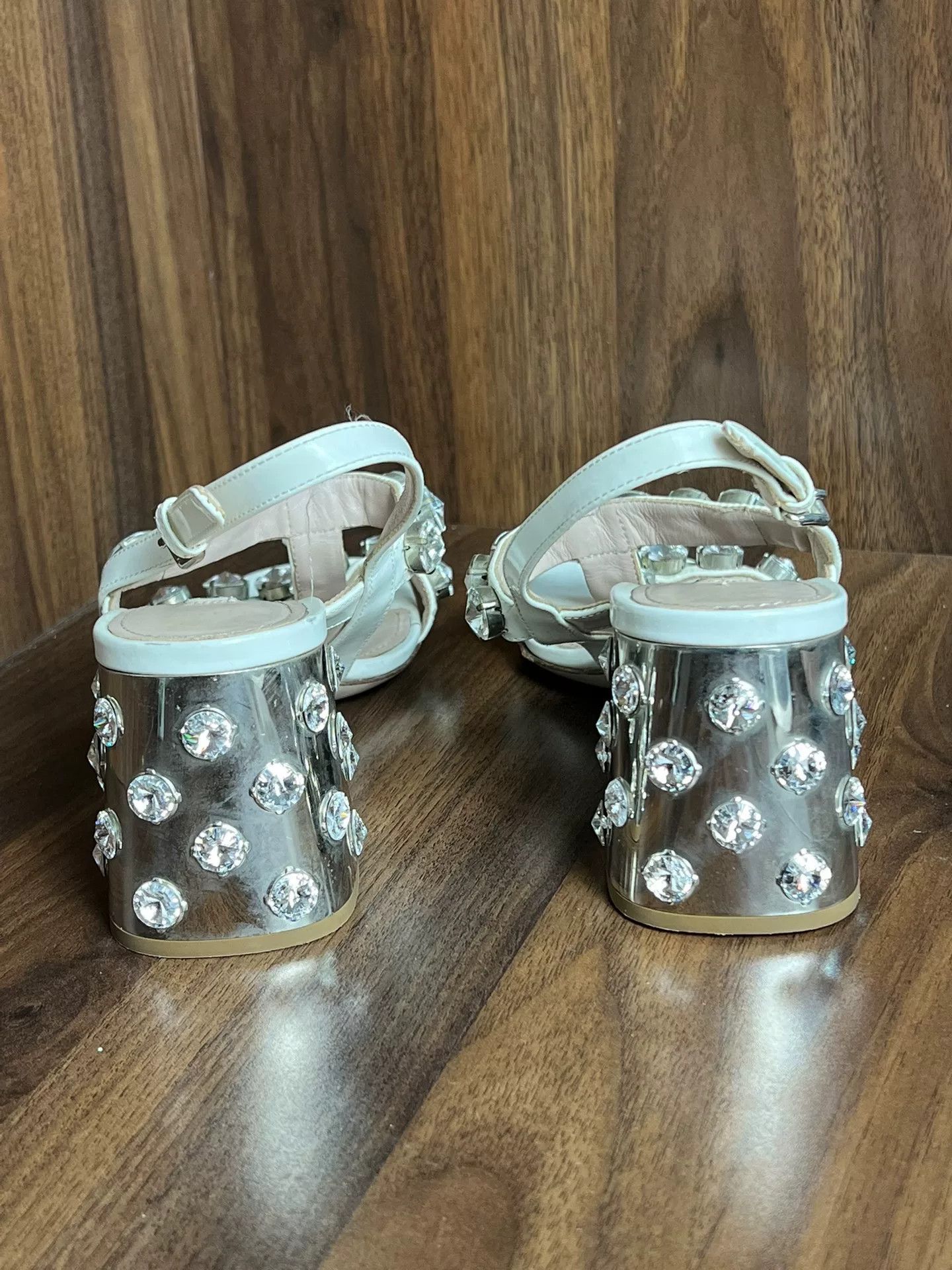 Miu Miu Miu Miu Leather Sandals us_5 Women Size US 5 / IT 35 - 7 Thumbnail