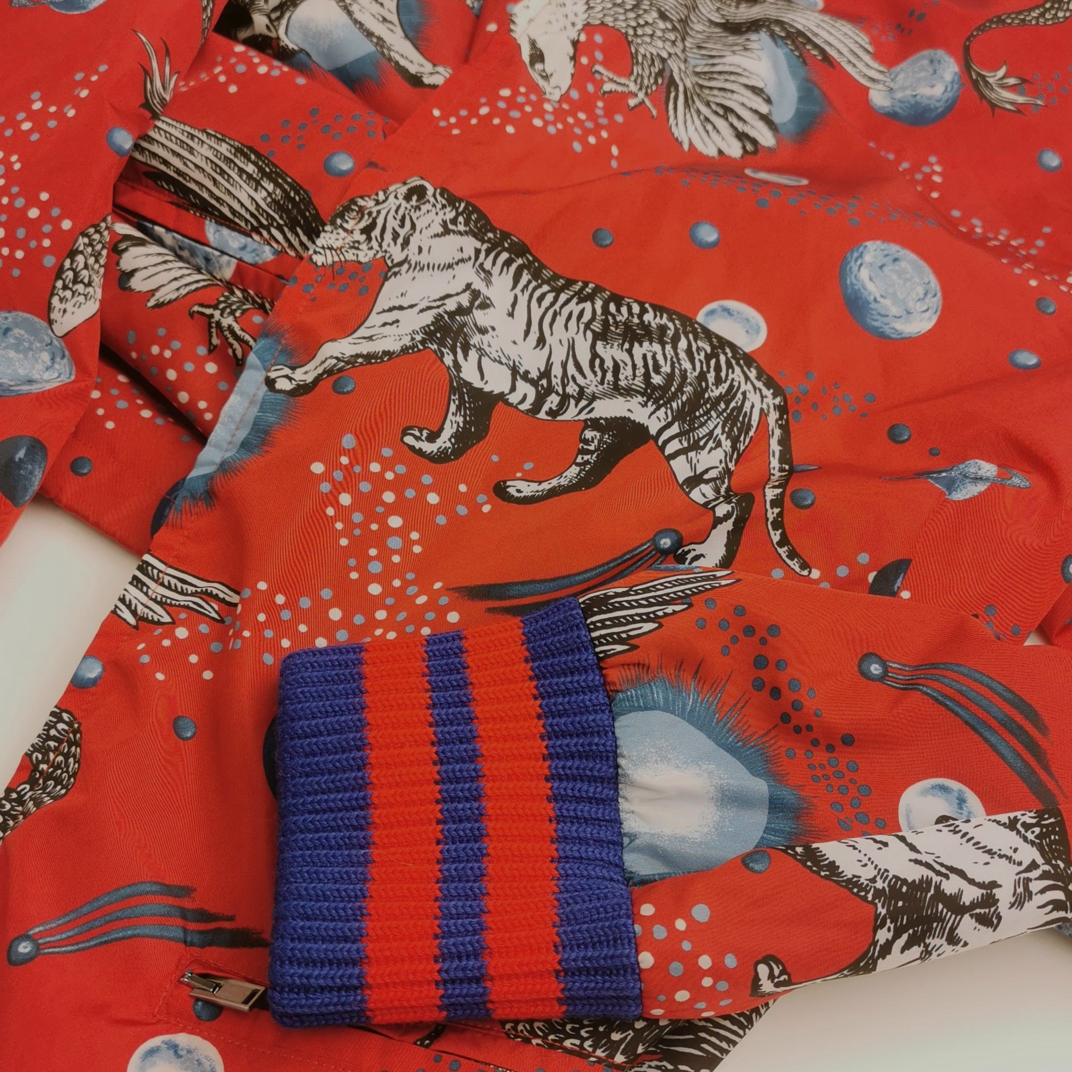 Gucci Gucci Celestial Tiger Print Hooded Jacket 52 Size US L / EU 52-54 / 3 - 3 Thumbnail