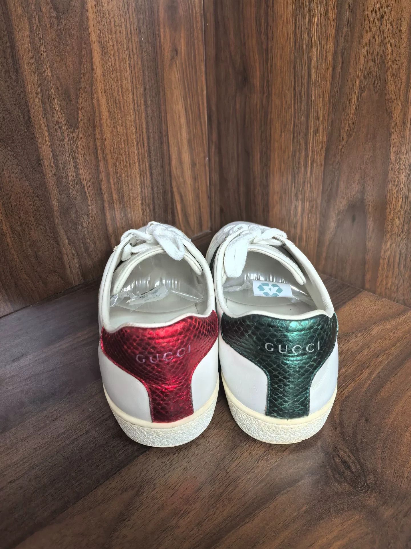 Gucci Gucci White Lowtop Sneakers us_7-5 Women Size US 7.5 / IT 37.5 - 4 Thumbnail