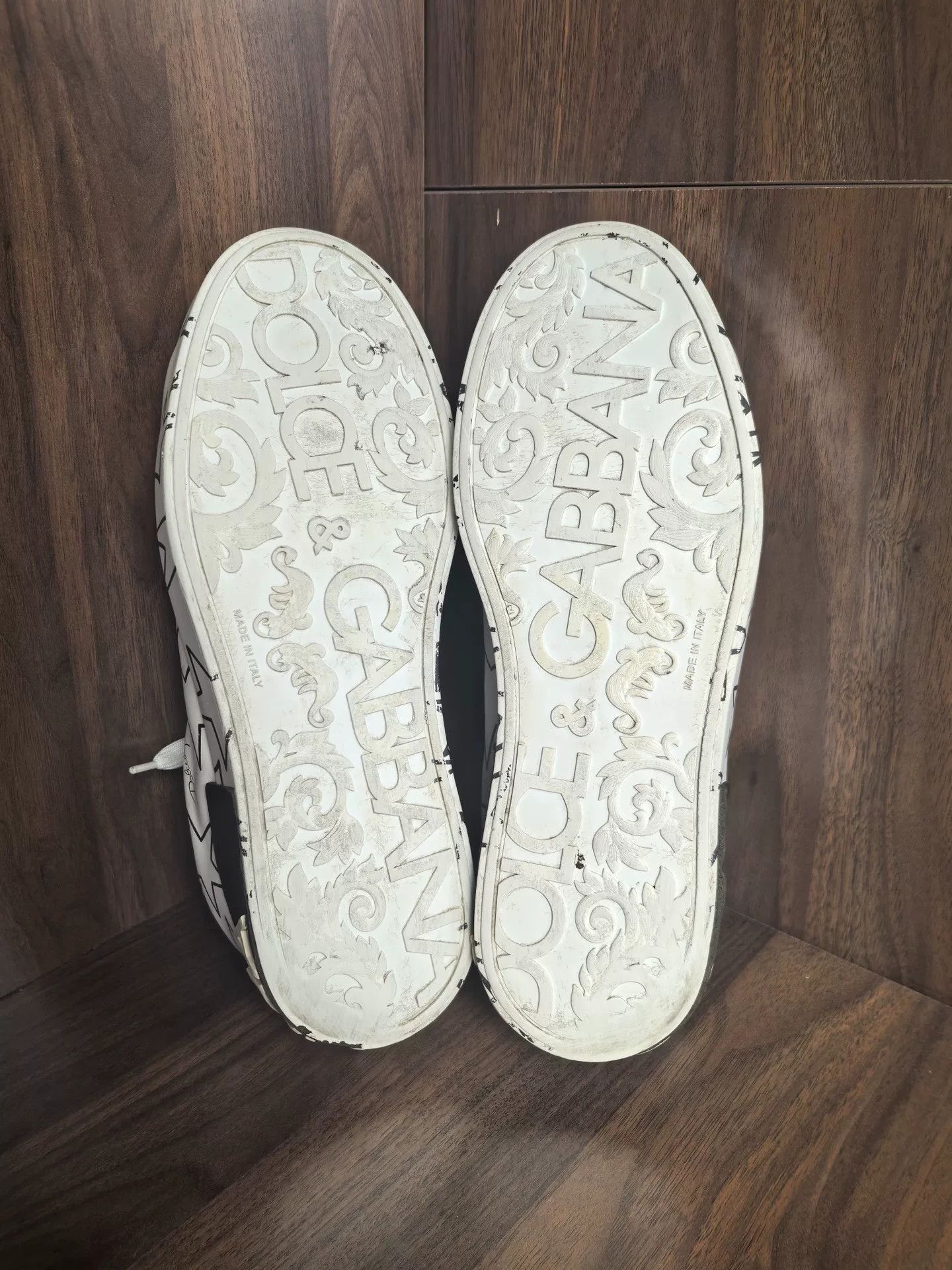 Dolce & Gabbana Dolce & Gabbana Retro White Lowtop Sneakers 9.5 Men Size US 9.5 / EU 42-43 - 5 Thumbnail