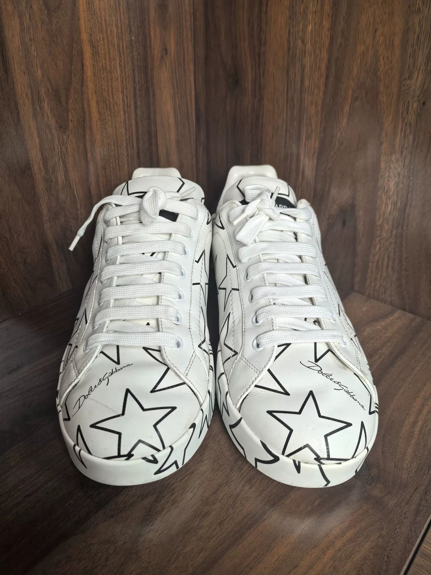 Dolce & Gabbana Dolce & Gabbana Retro White Lowtop Sneakers 9.5 Men Size US 9.5 / EU 42-43 - 2 Thumbnail