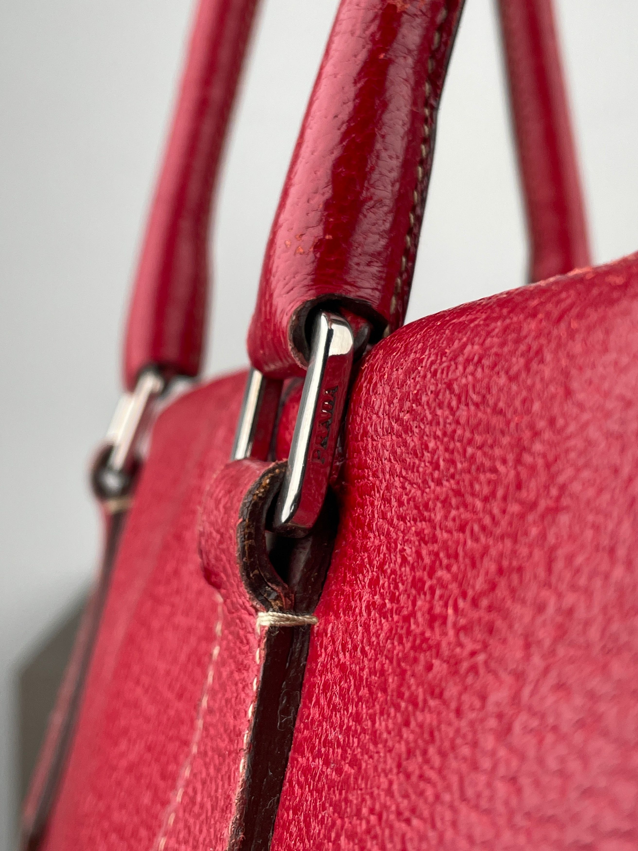 Prada 2000s Bauletto Handbag Size ONE SIZE - 15 Thumbnail
