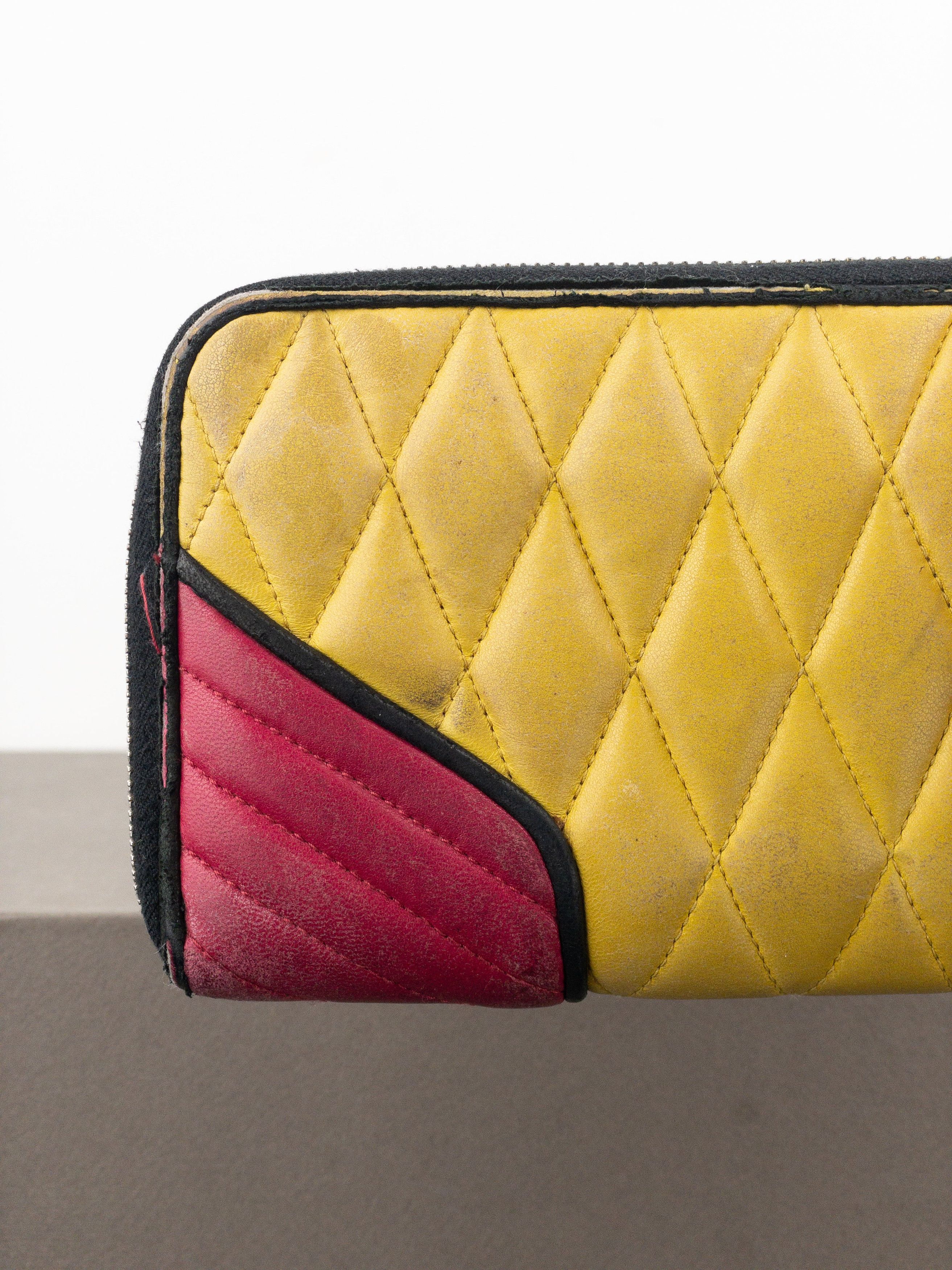 Miu Miu 2000s Quilted Biker Zipper Wallet Size ONE SIZE - 10 Thumbnail
