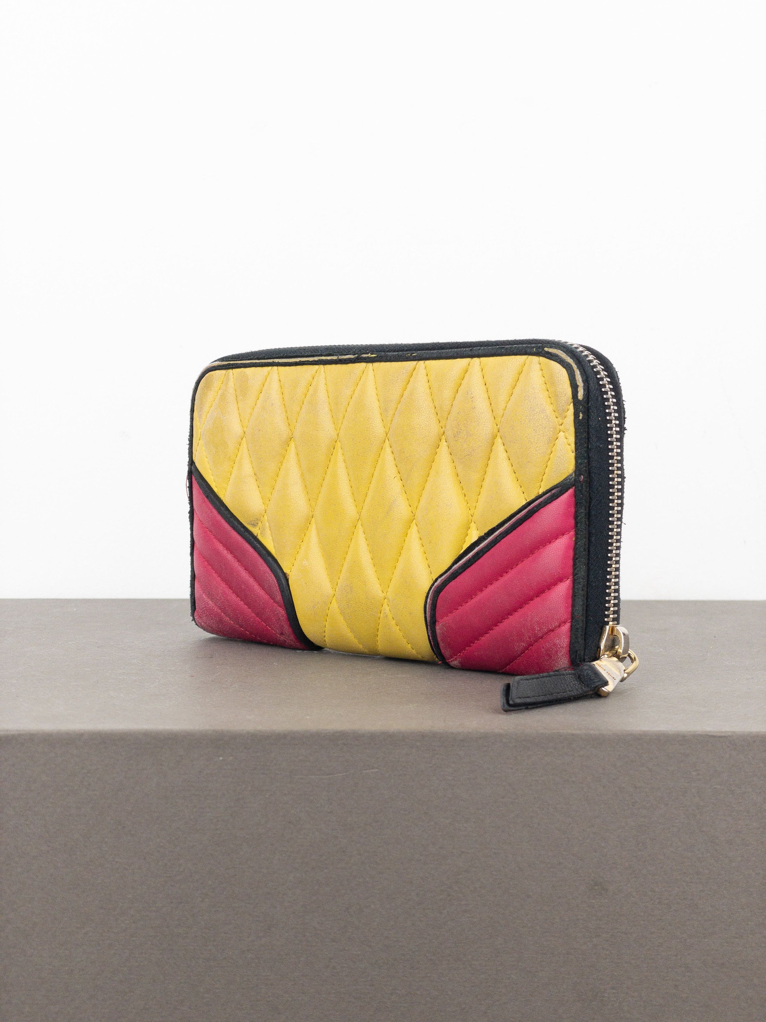 Miu Miu 2000s Quilted Biker Zipper Wallet Size ONE SIZE - 3 Thumbnail