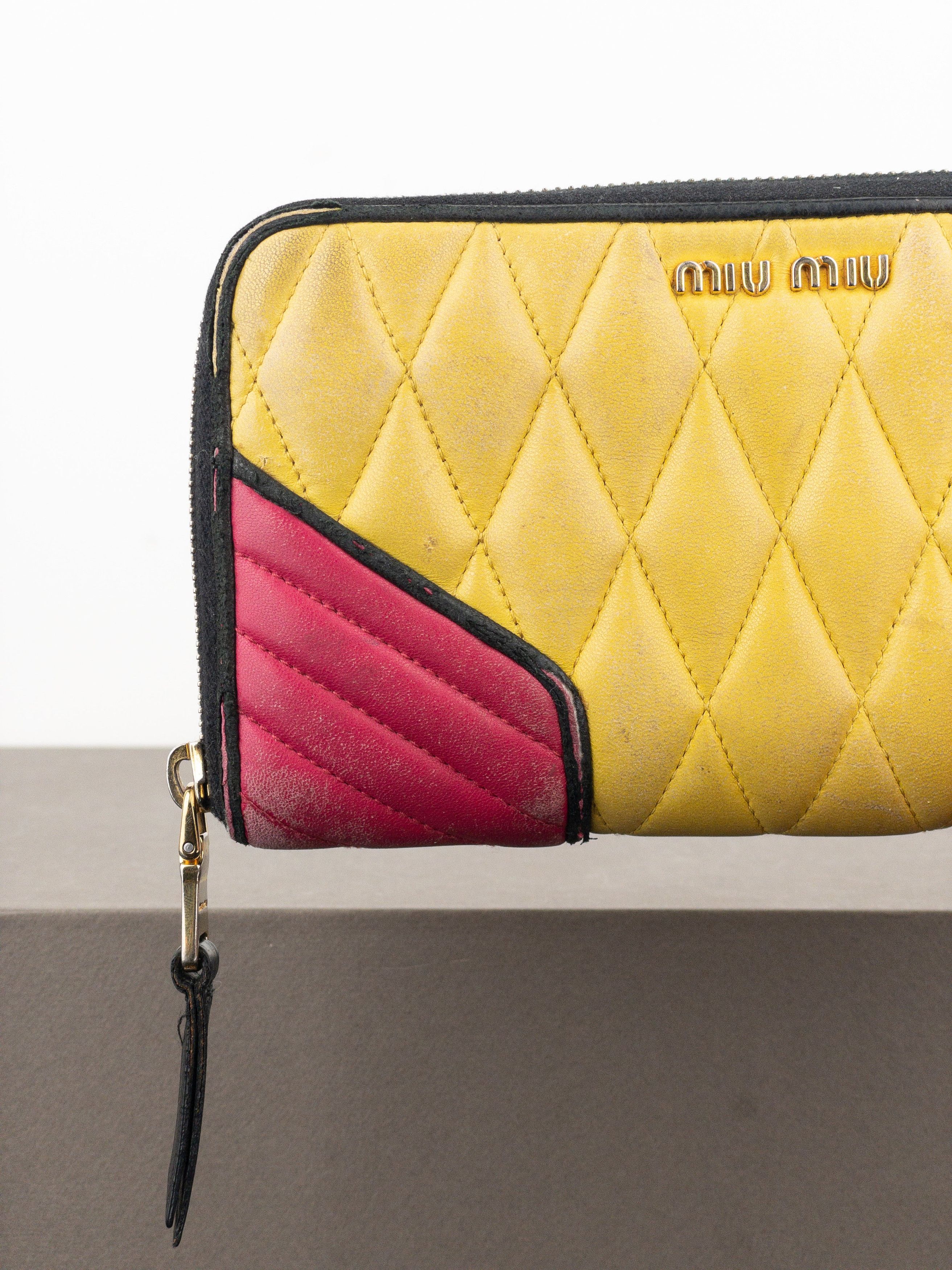 Miu Miu 2000s Quilted Biker Zipper Wallet Size ONE SIZE - 7 Thumbnail