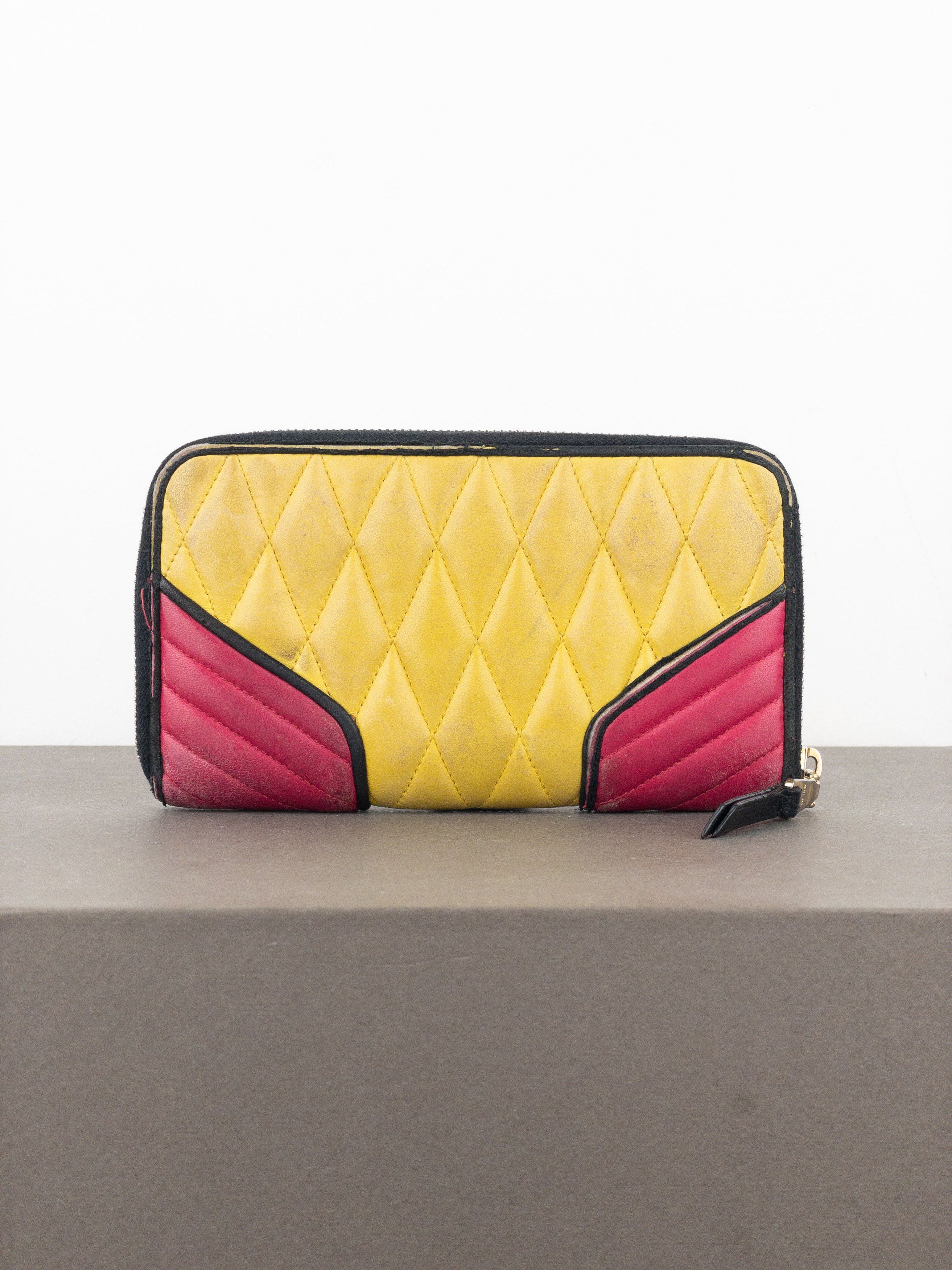 Miu Miu 2000s Quilted Biker Zipper Wallet Size ONE SIZE - 4 Thumbnail
