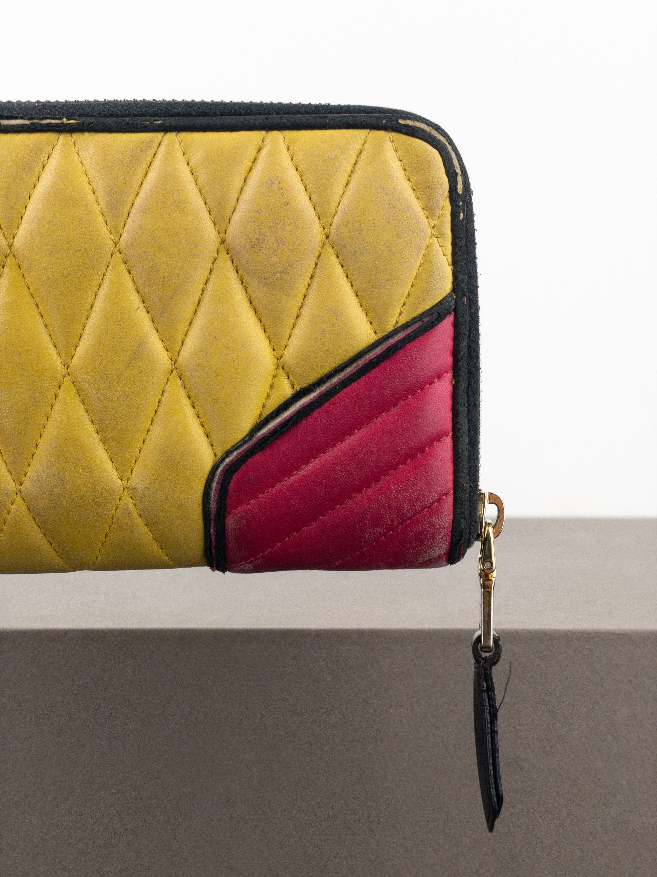 Miu Miu 2000s Quilted Biker Zipper Wallet Size ONE SIZE - 9 Thumbnail