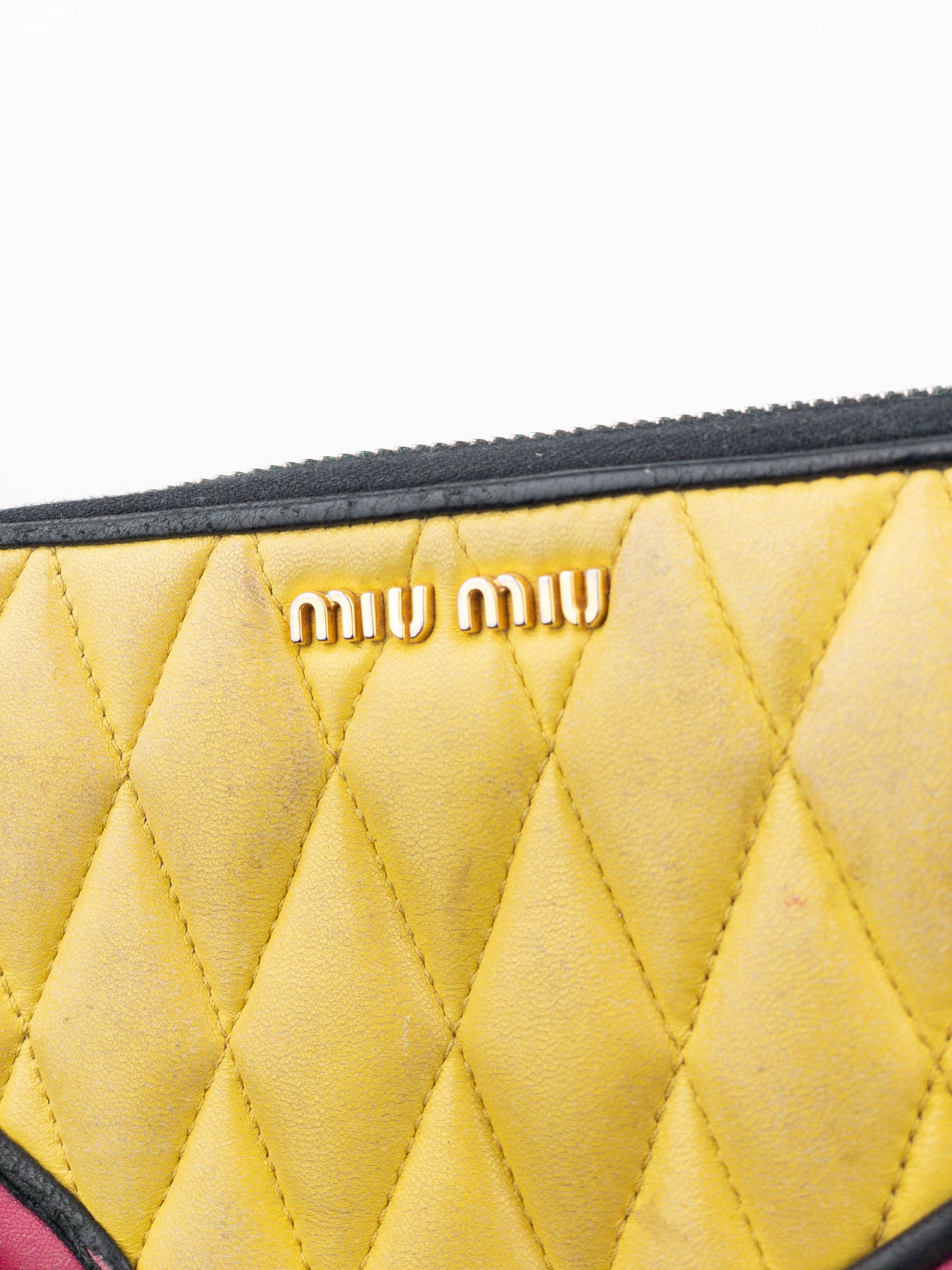Miu Miu 2000s Quilted Biker Zipper Wallet Size ONE SIZE - 5 Thumbnail