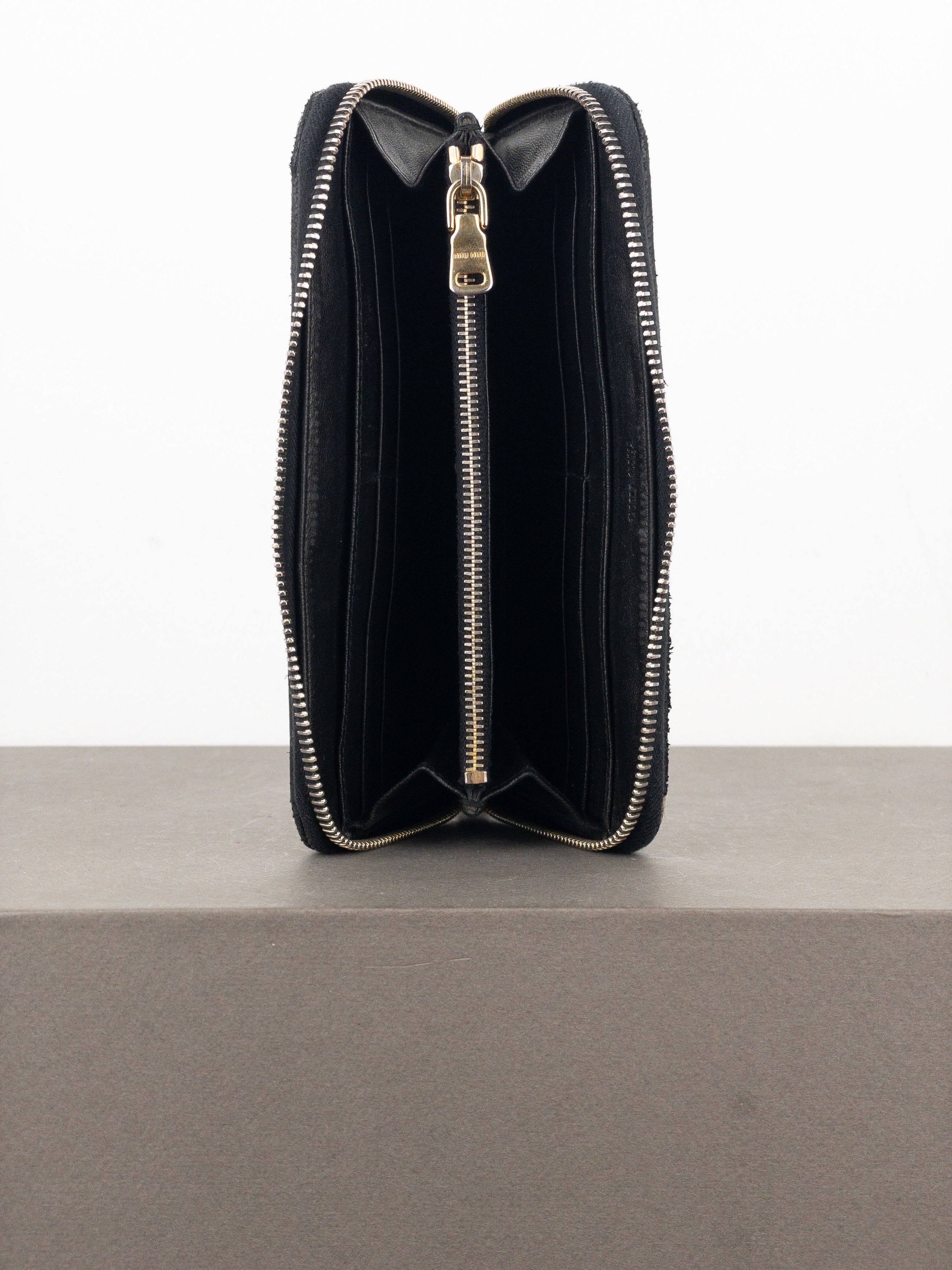 Miu Miu 2000s Quilted Biker Zipper Wallet Size ONE SIZE - 11 Thumbnail