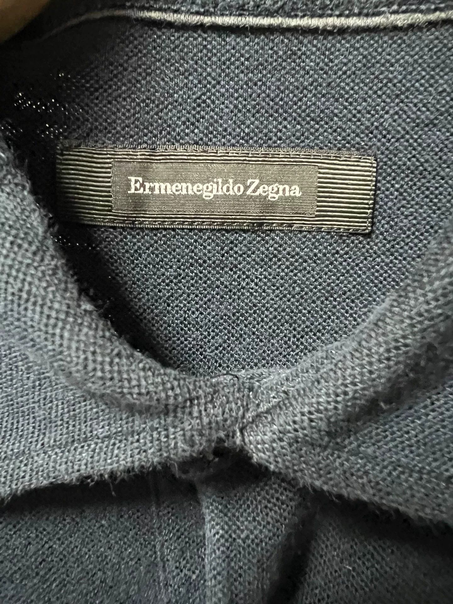 Ermenegildo Zegna Ermenegildo Zegna Blue Polo xs Men Size US XS / EU 42 / 0 - 3 Thumbnail