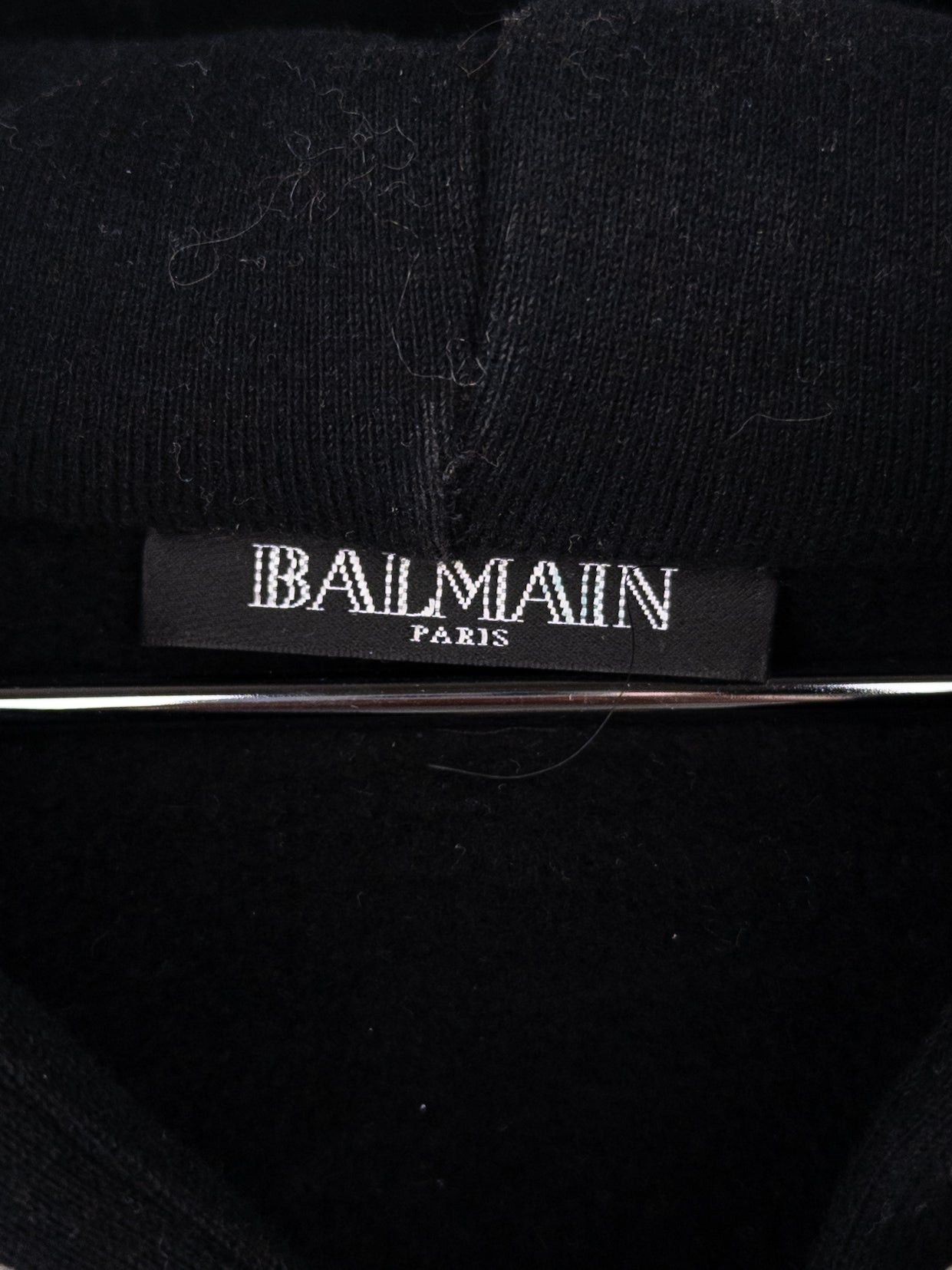 Balmain by Olivier Rousteing 2010s Leather Biker Zip-Hoodie Size US XL / EU 56 / 4 - 6 Thumbnail